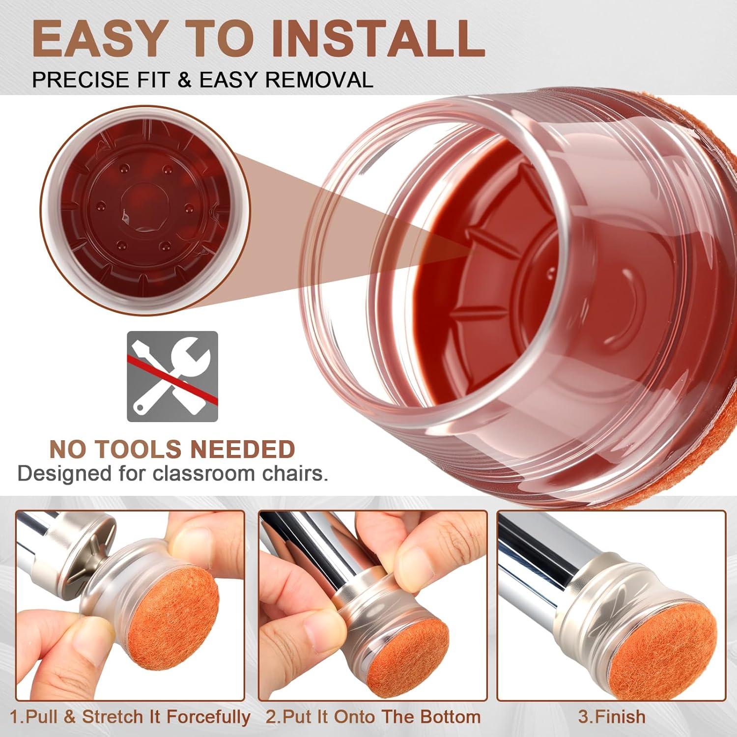 Protectores de Piso para Patas de Sillas Chunful 32 Pcs TPE