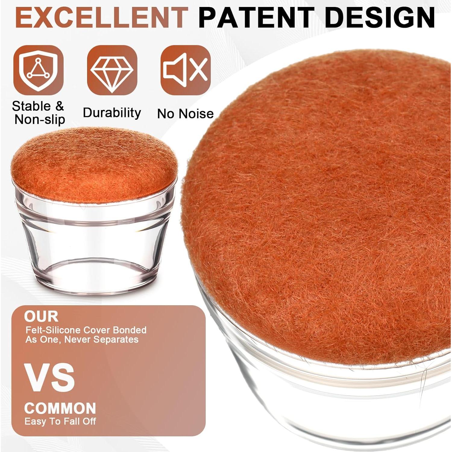 Protectores de Piso para Patas de Sillas Chunful 32 Pcs TPE