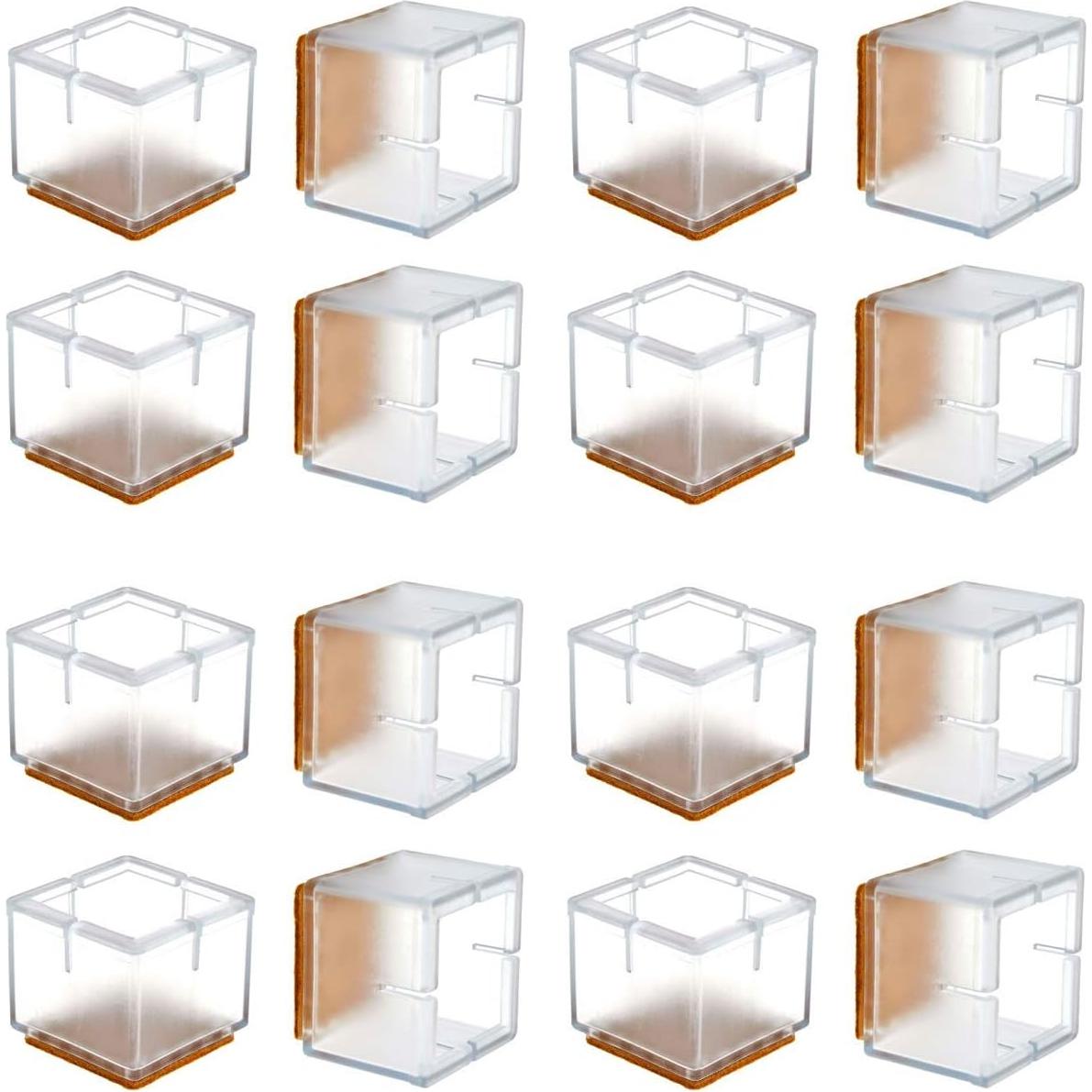16 Protectores de Suelo Silicona WarmHut para Patas de Muebles