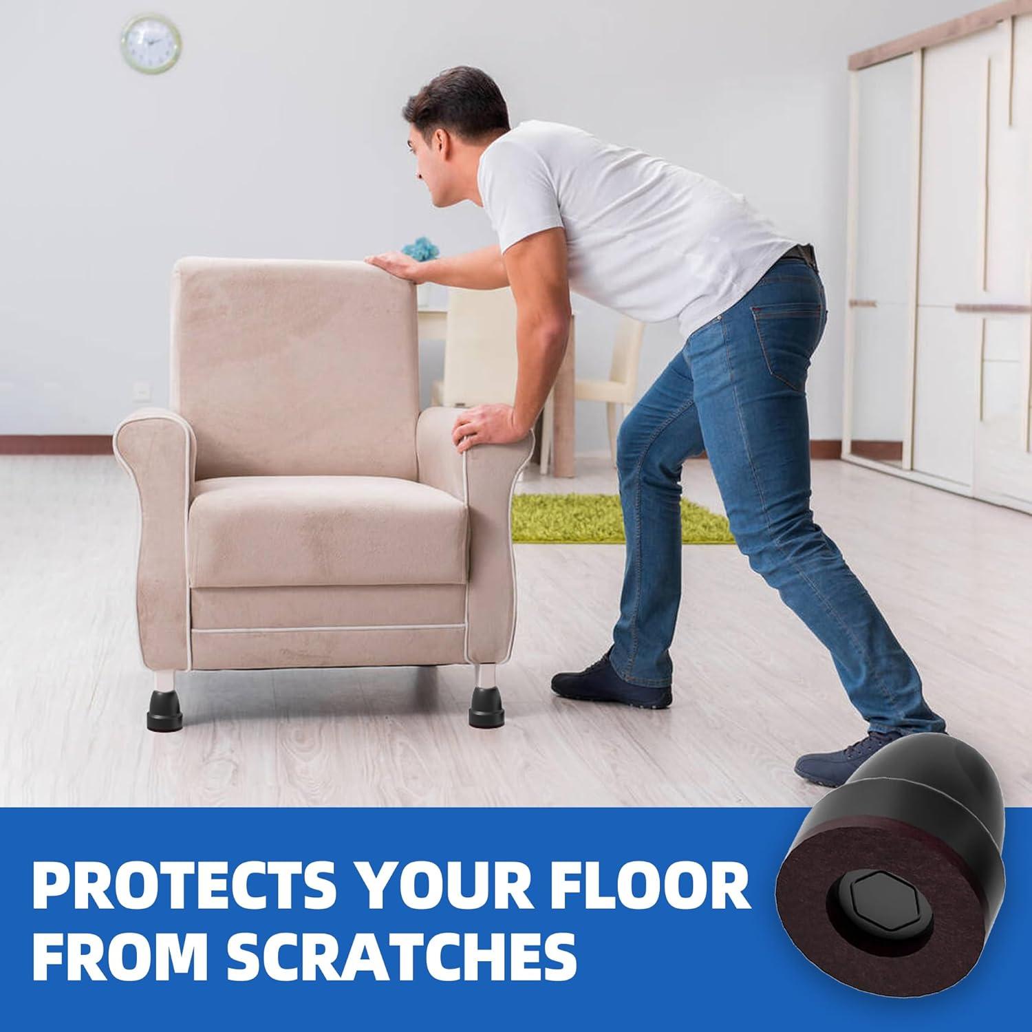 Protectores de Suelo para Patas de Sillas MOYOHIM 16 Piezas