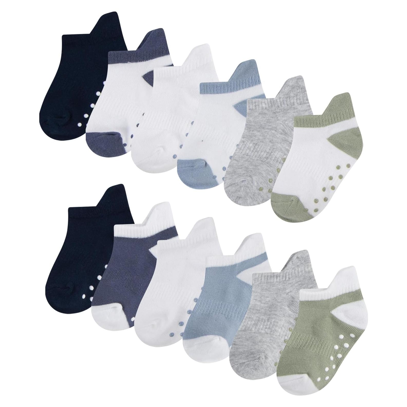 Calcetines Antideslizantes Huggies 12 Piezas Bebé 12-24 Meses