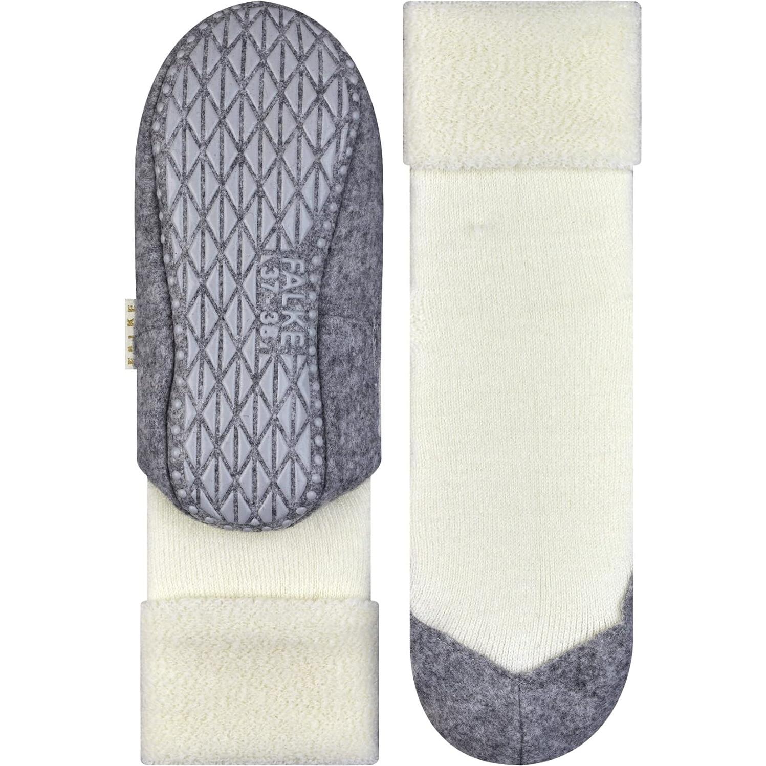 Calcetines Pantufla FALKE para Mujer 5-7.5 Lana Merino Gris Rosa