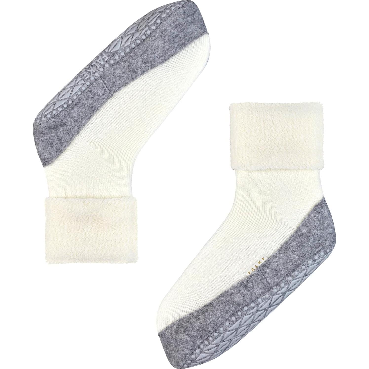 Calcetines Pantufla FALKE para Mujer 5-7.5 Lana Merino Gris Rosa