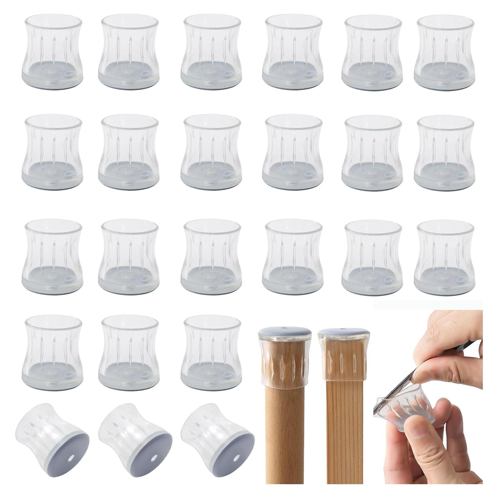 Protectores de Suelo Furnigear para Patas de Sillas - 24 Piezas