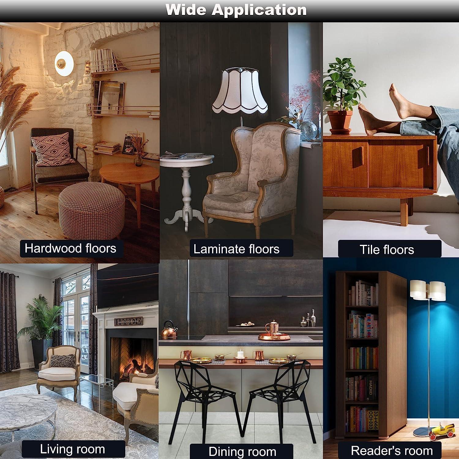 Protectores de Suelo Furnigear para Patas de Sillas - 24 Piezas