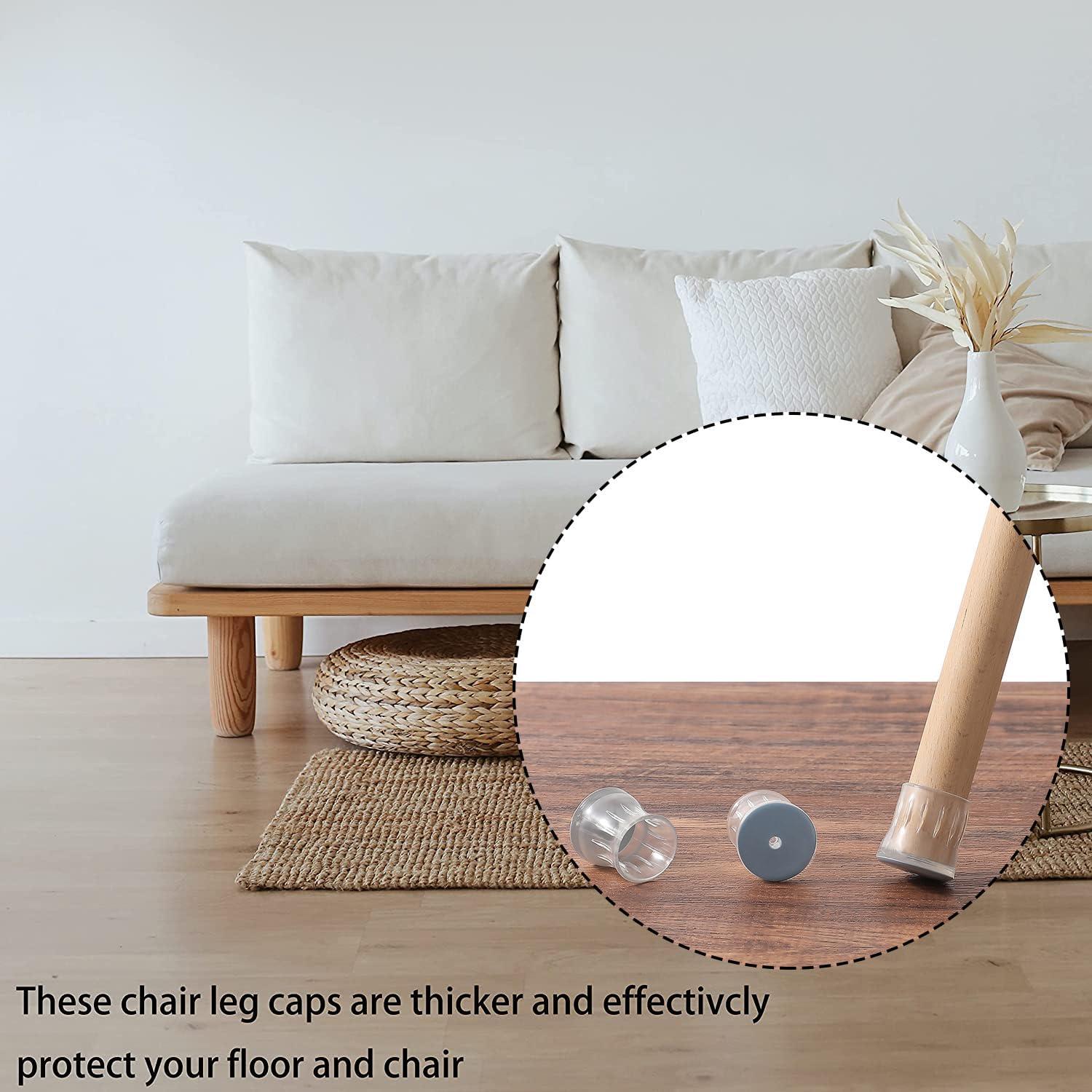 Protectores de Suelo Furnigear para Patas de Sillas - 24 Piezas