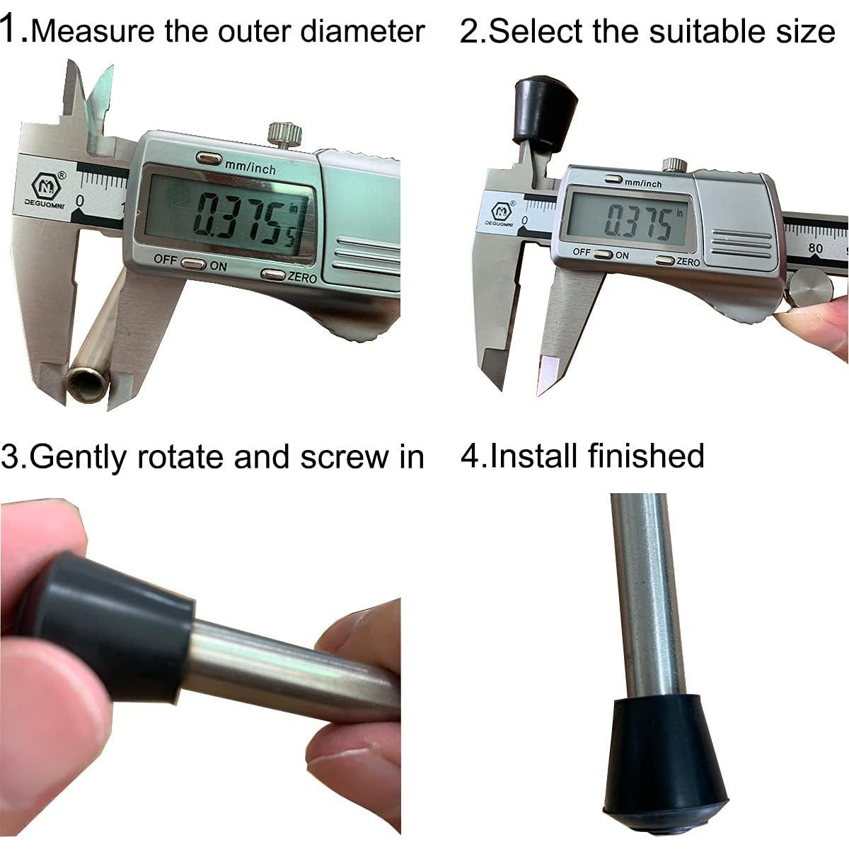 Protectores de Suelo Antideslizantes Homonkey 10mm para Sillas