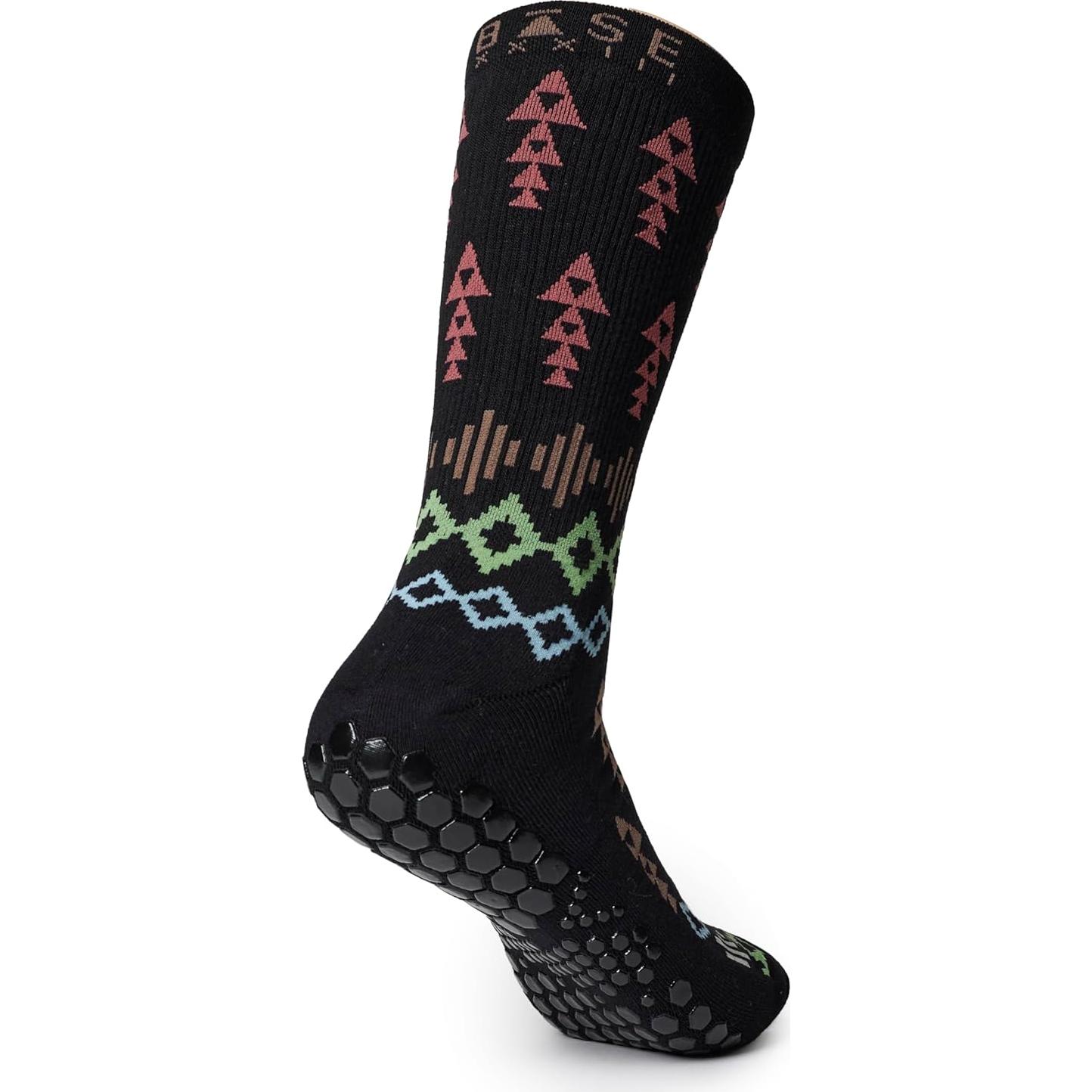 Calcetines de Tripulación Base 33 para Mujeres - Antideslizantes y de Algodón