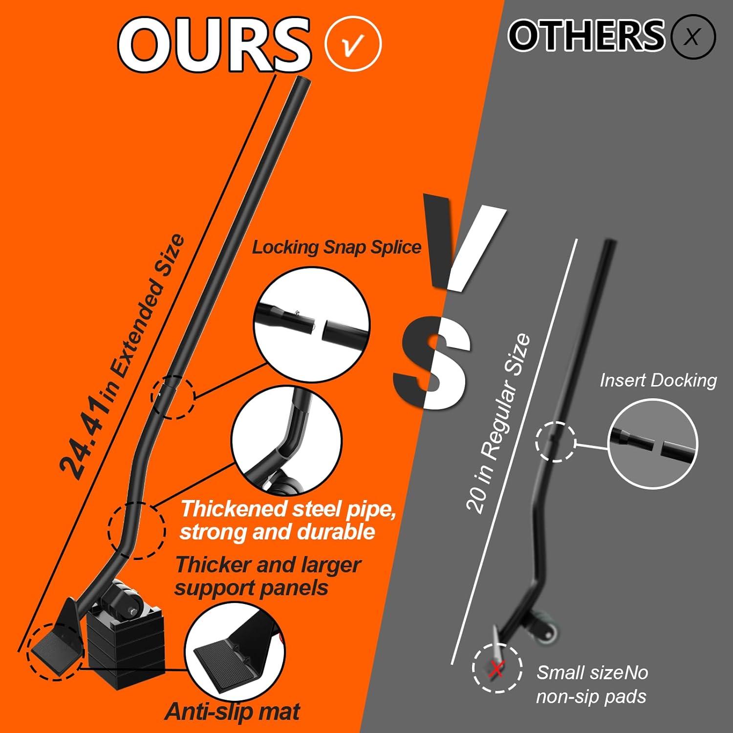 Carro de Muebles MYUEA 544 kg con Ruedas TPR y Palanca