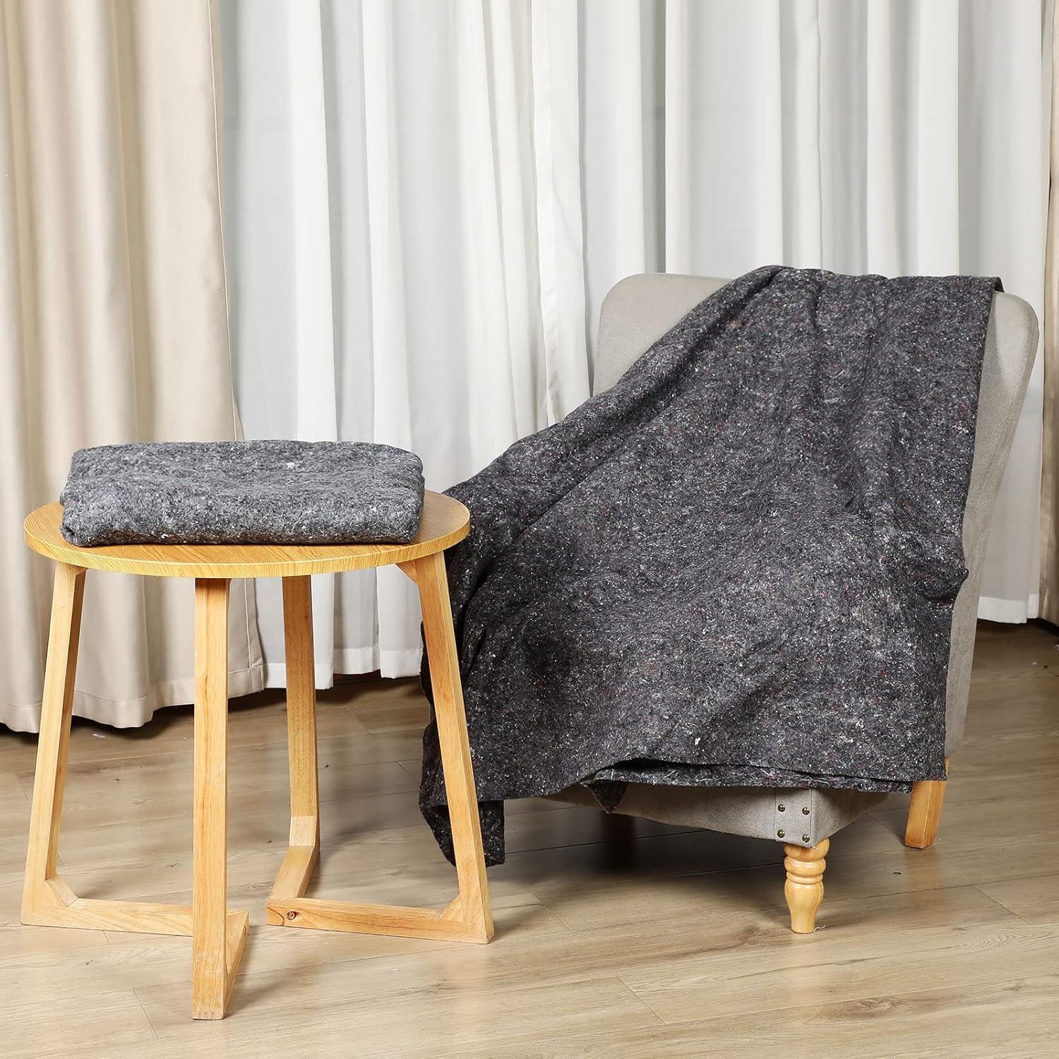 32 Mantas de Mudanza Newwiee 140x180 cm Gris Resistente