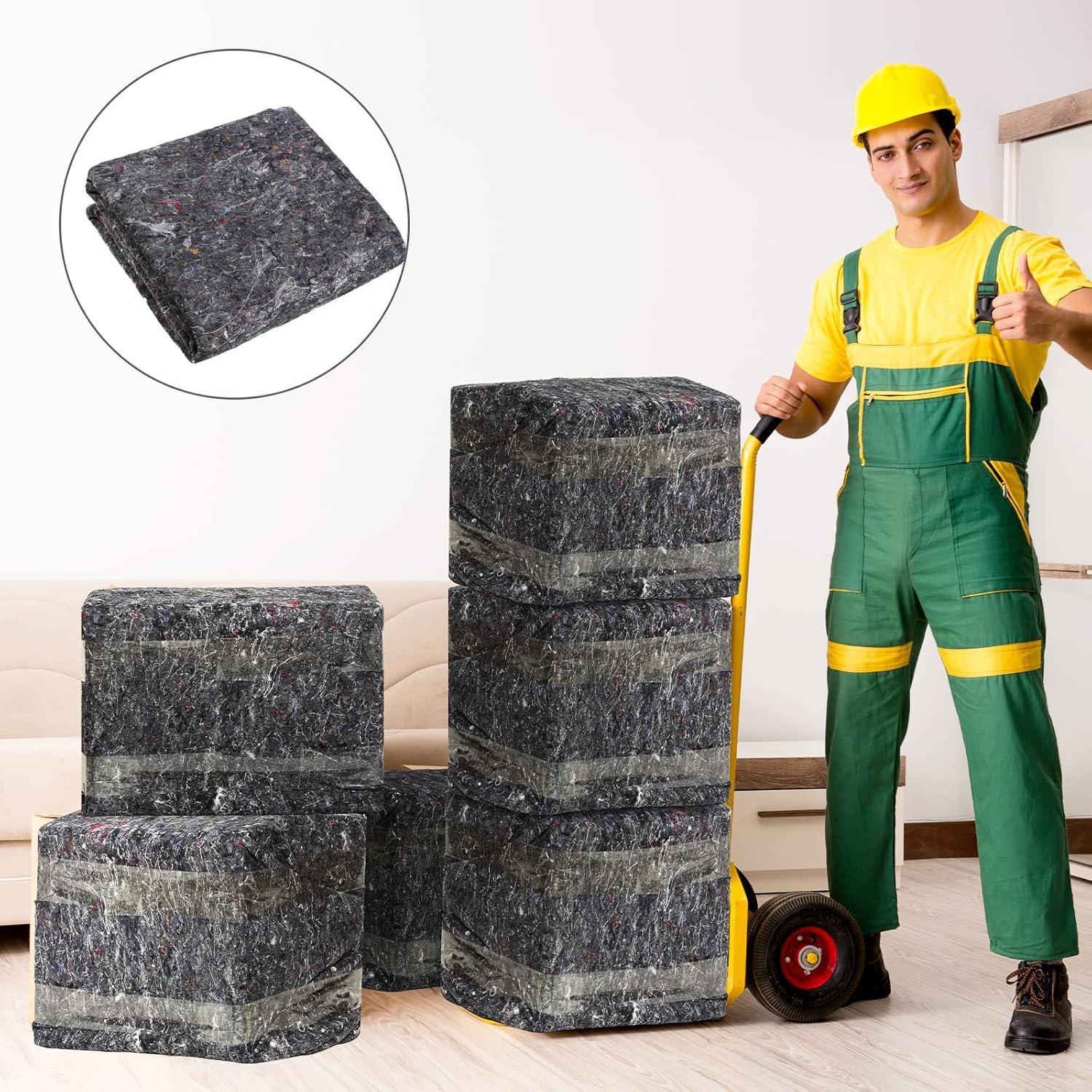 32 Mantas de Mudanza Newwiee 140x180 cm Gris Resistente