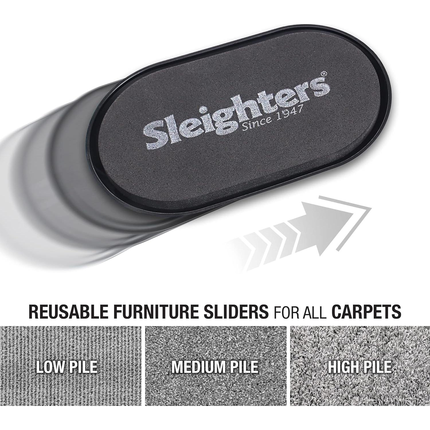 Almohadillas deslizantes para muebles Sleighters 8 unidades 15x8 cm