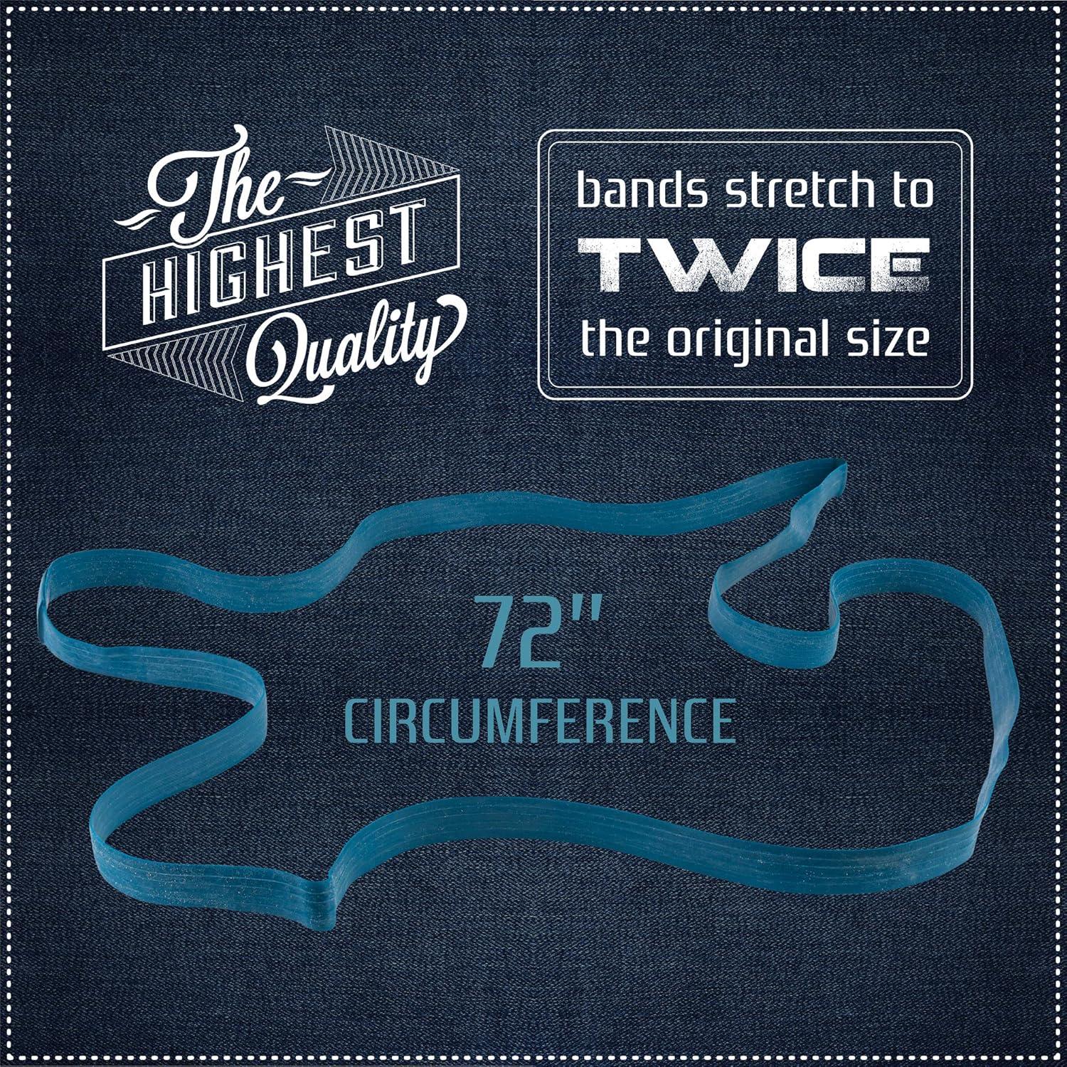 Paquete de 12 bandas de goma Kitchentoolz 91.44 cm para mudanza