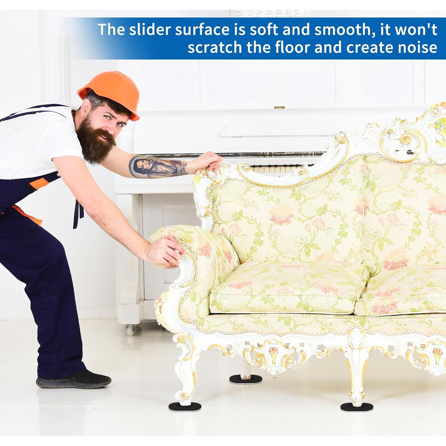 Deslizadores de Muebles Geelin 20 Pcs Fieltro 8.89x15.24 cm