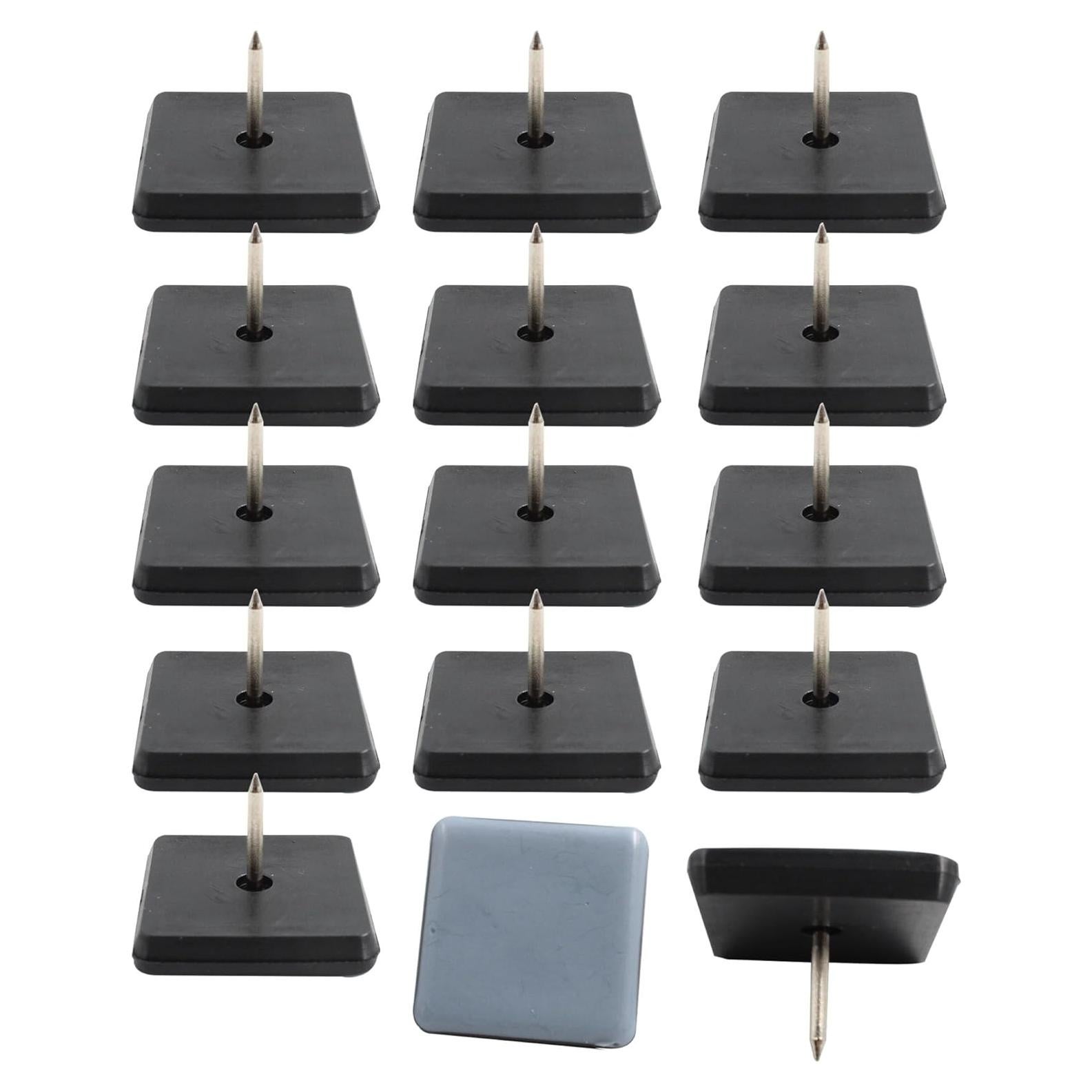 12 Almohadillas Deslizadoras de Muebles Teflón 38x38mm Bociloy