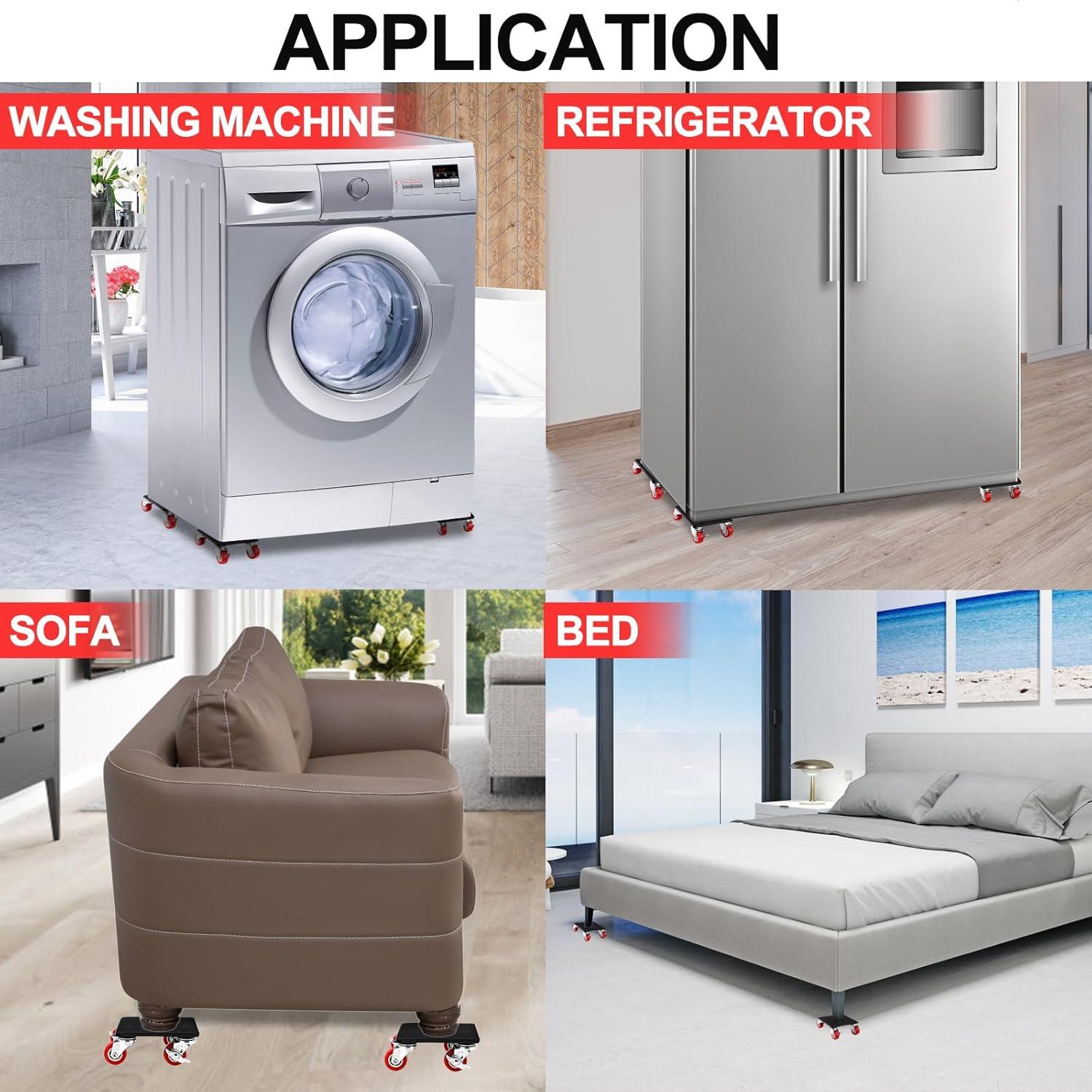 Carro de Mudanza OCGIG con Ruedas - 4 Paquetes, Carga 726kg