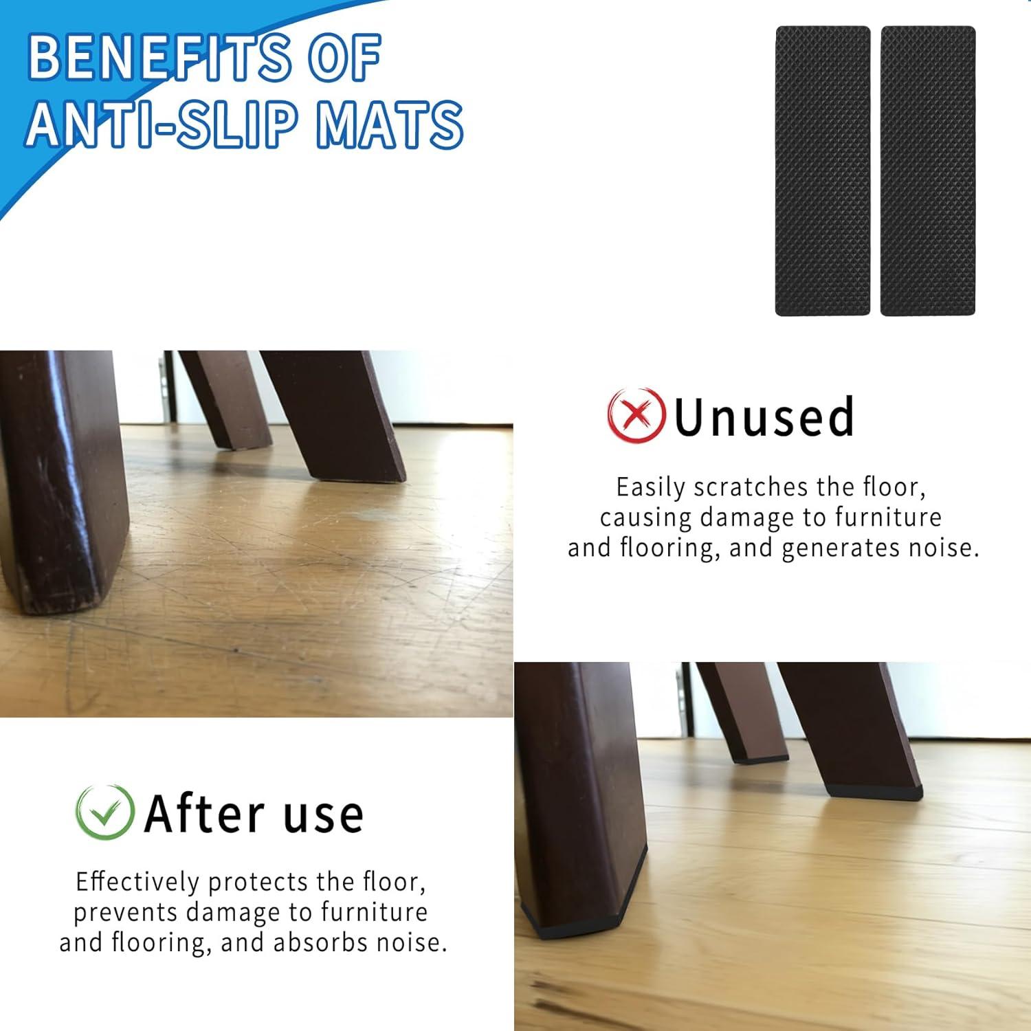 Almohadillas Antideslizantes WHTCHSU 12PCS 14.5x4.7cm