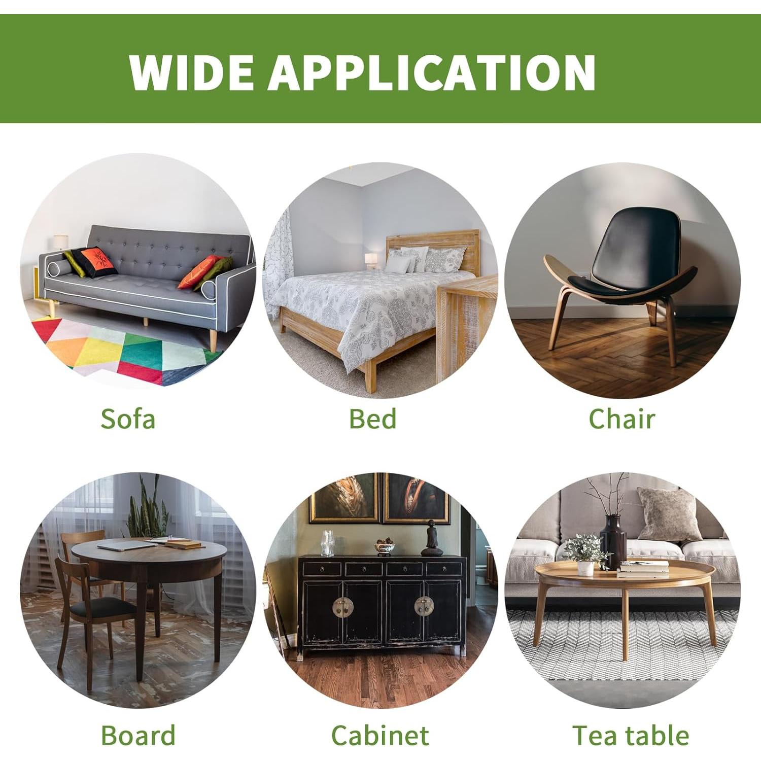 Deslizadores de Muebles 8 PCS COVERCORNER 3.5" y 4" Multi-Superficie