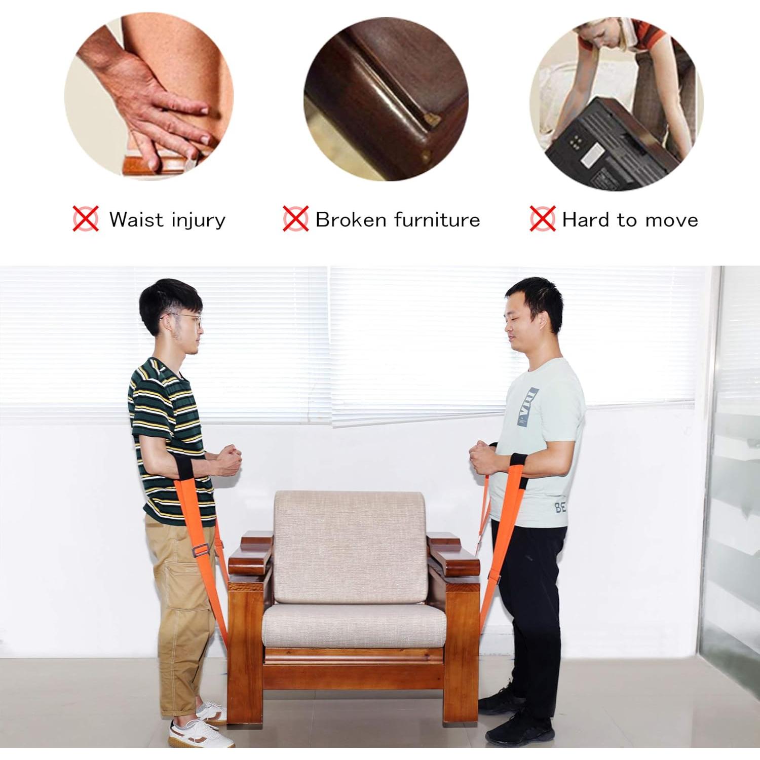 Correas de Mudanza HQQNUO MS, Ajustables 300 cm, 400 kg