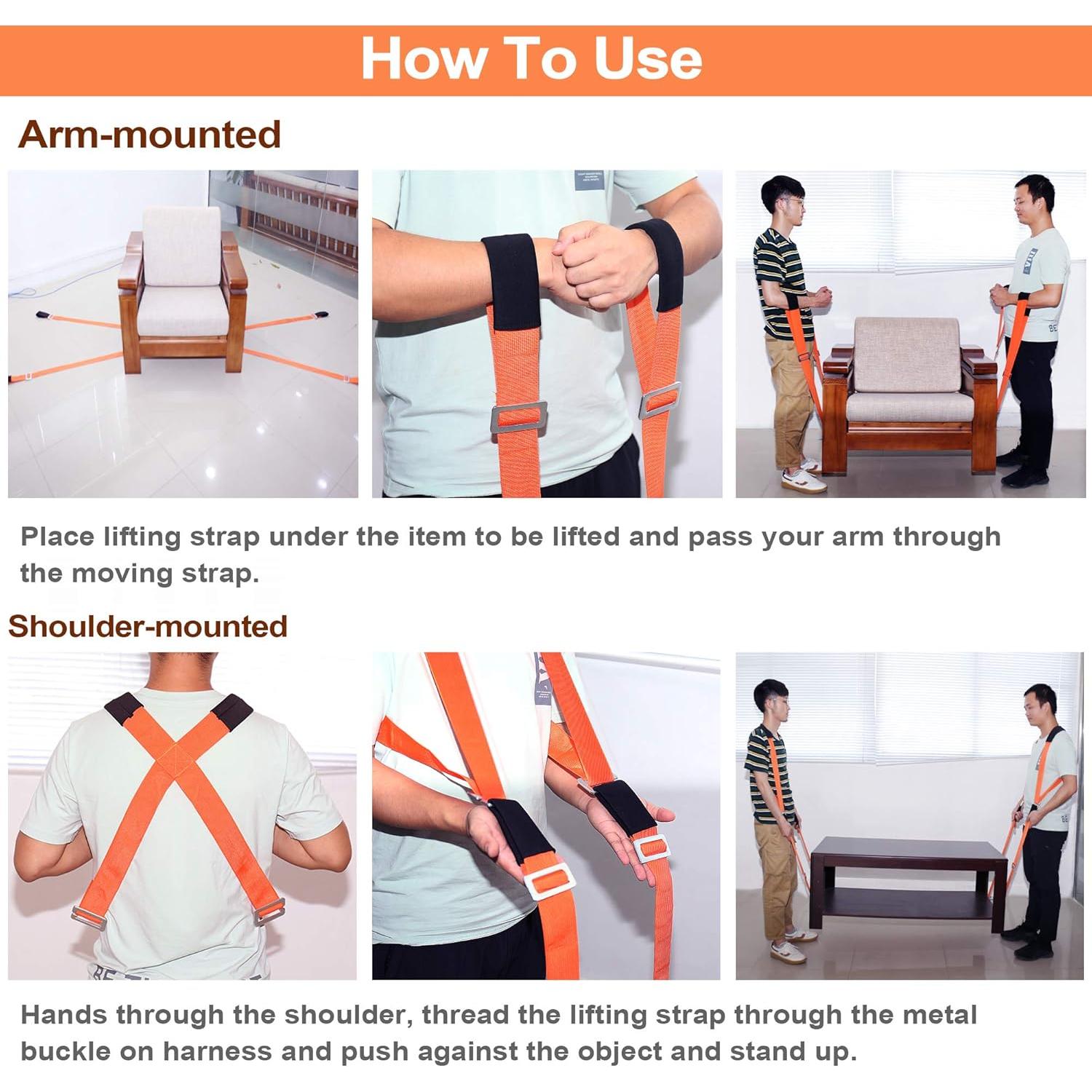 Correas de Mudanza HQQNUO MS, Ajustables 300 cm, 400 kg