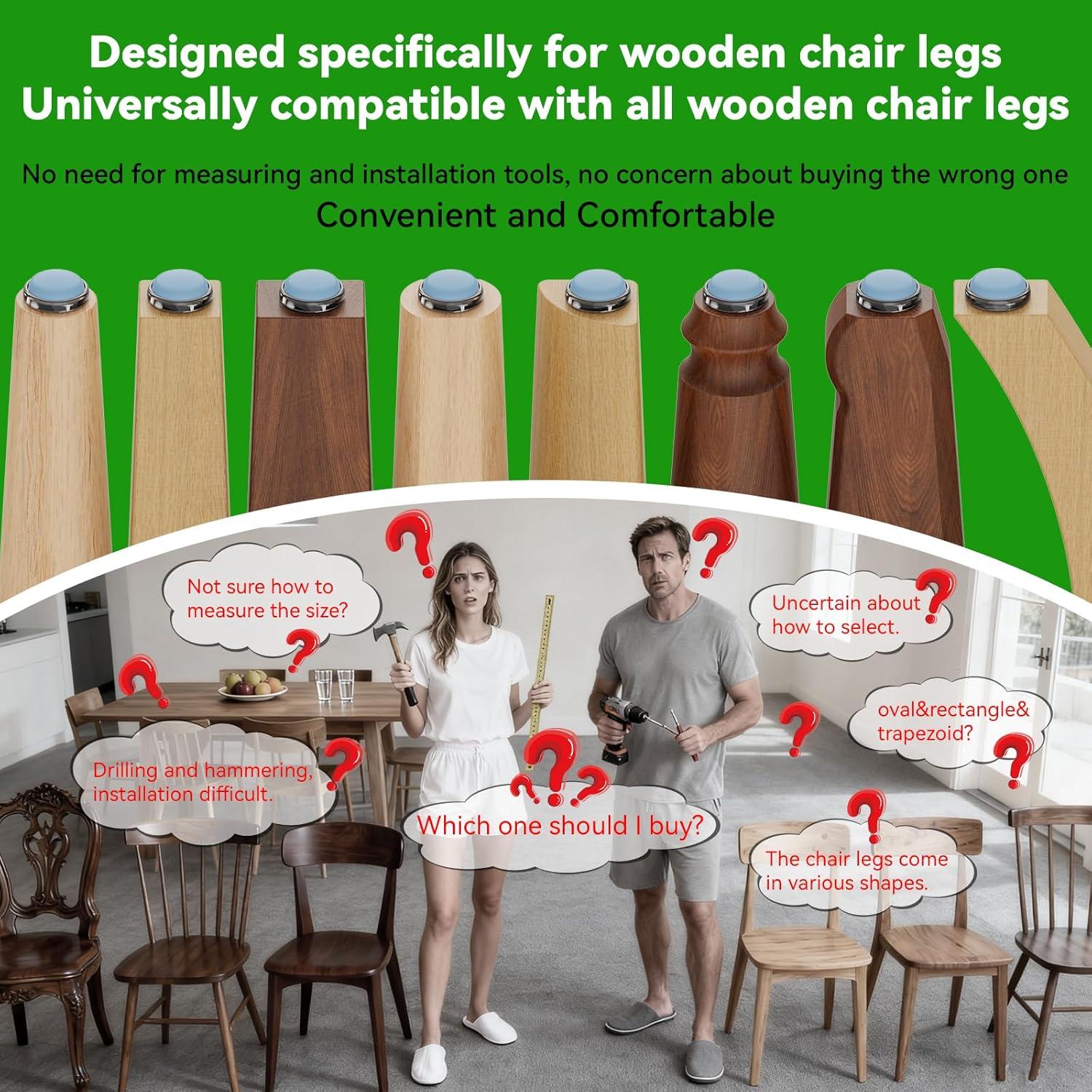 Deslizadores de Sillas ProtStorLife 16 Piezas Antirrasguños