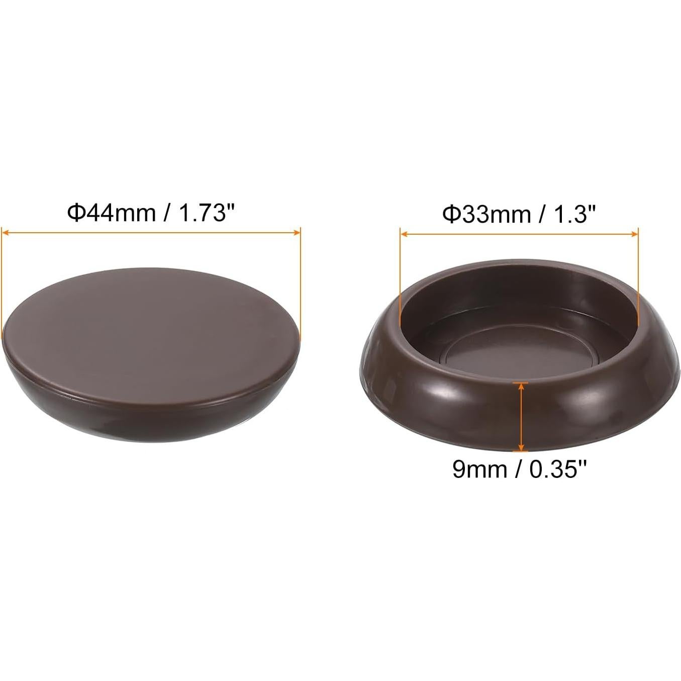 Pads para Muebles uxcell, 8 Pcs 32mm Protectores Redondos