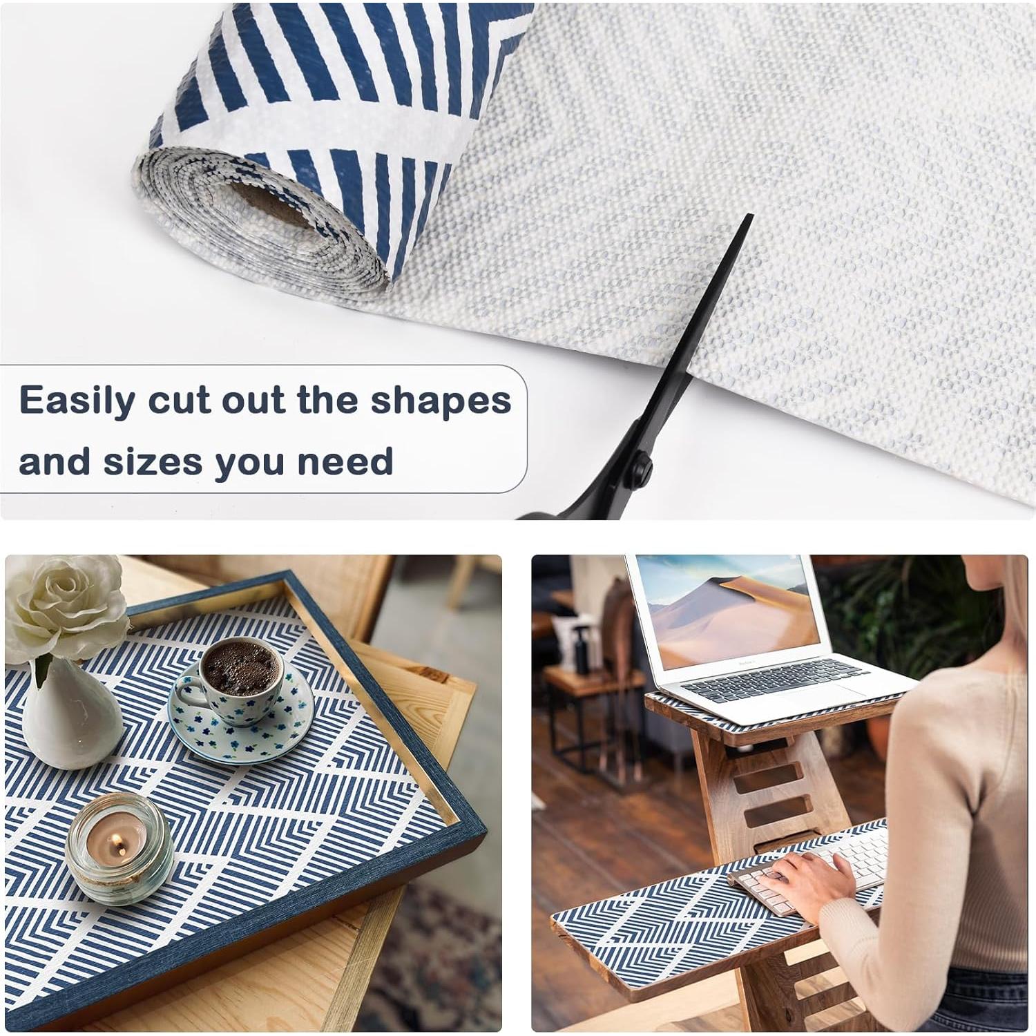 Forro Antideslizante Cohoo Home 30.48cm x 3.6m Azul