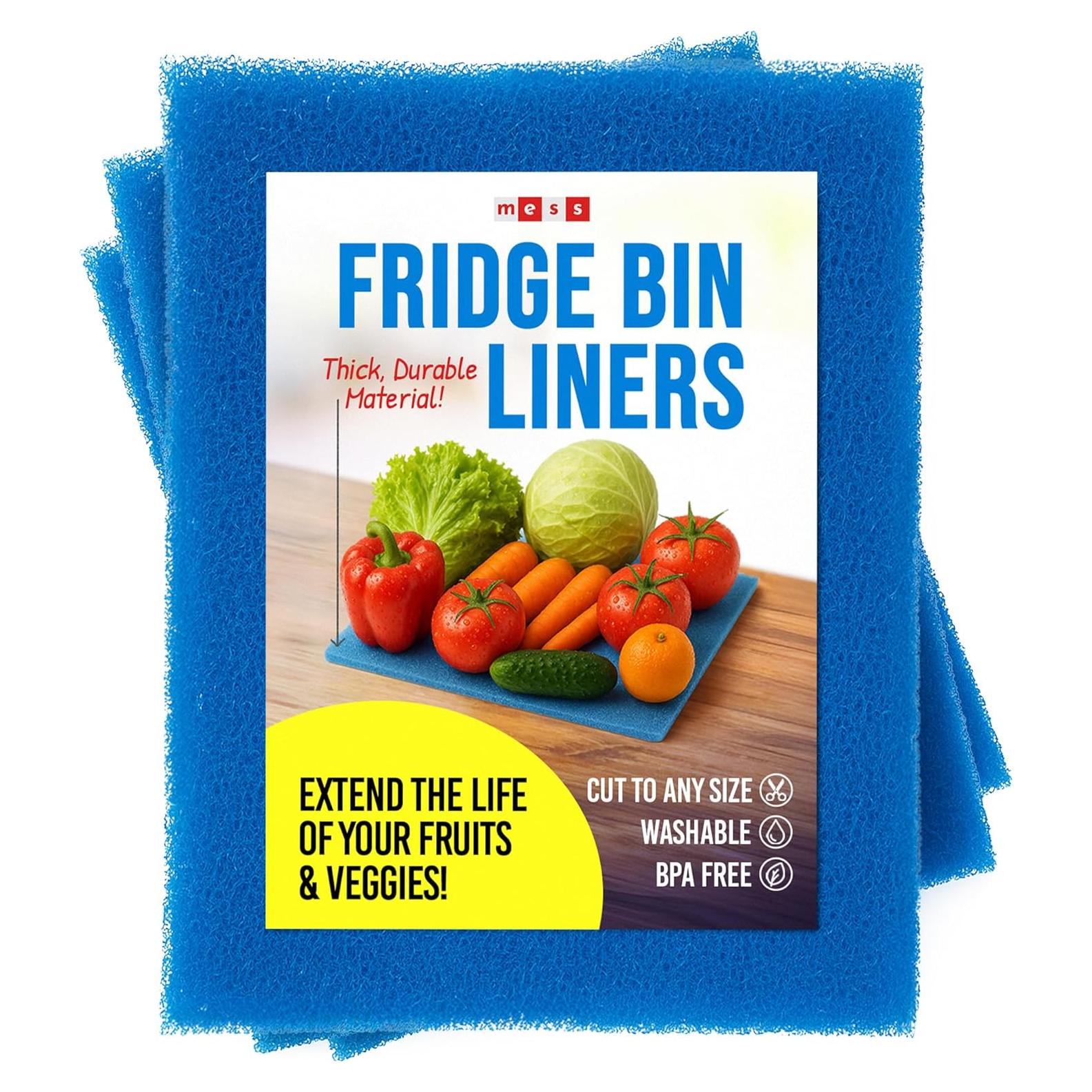 Forros para Refrigerador MESS 3 Piezas 38x30.5 cm Lavables