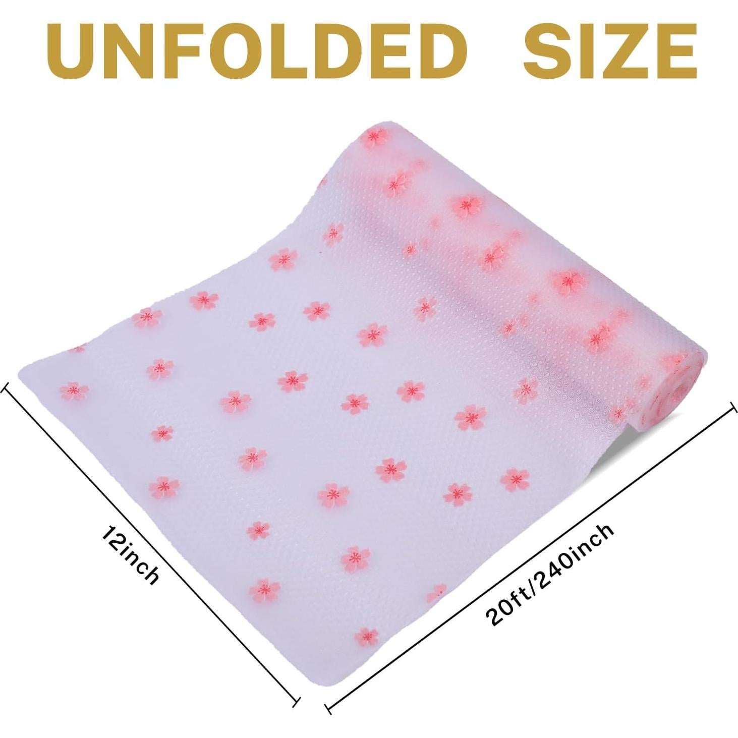 Forro de Estante Vinzton 30.48 cm x 609.6 cm Floral