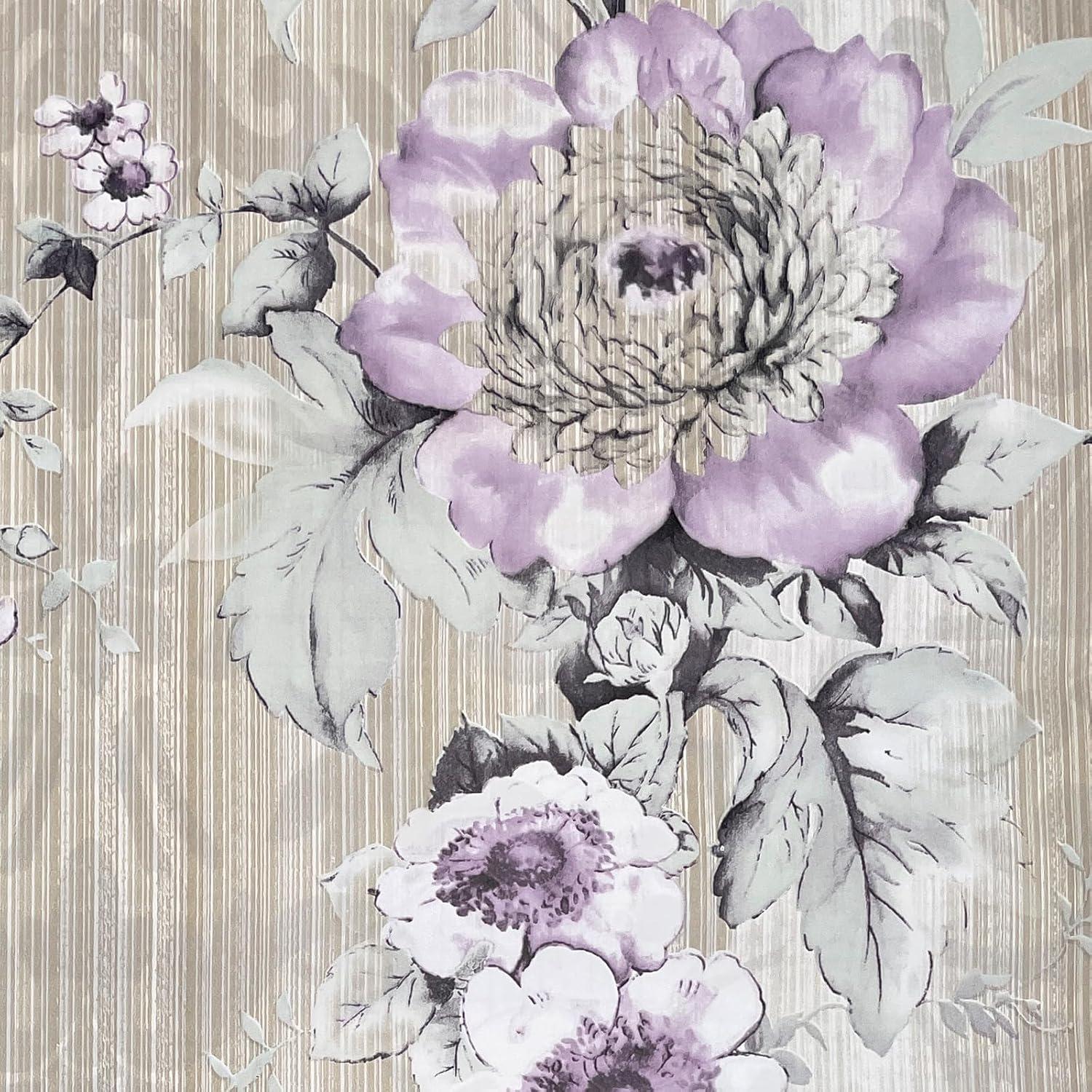 Forro Autoadhesivo Yifely Floral PVC 45cm x 3m Impermeable