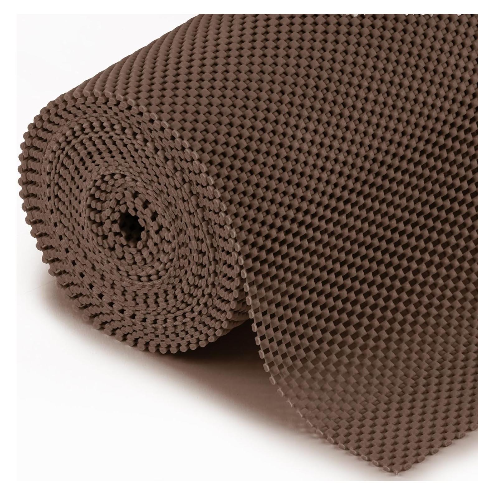 Forro de Estante Antideslizante SteadMax 30.48x609.6 cm PVC Marrón