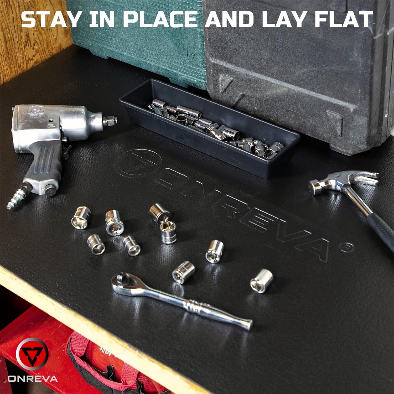 Forro de Caja de Herramientas ONREVA 35.56 cm x 6.096 m Negro