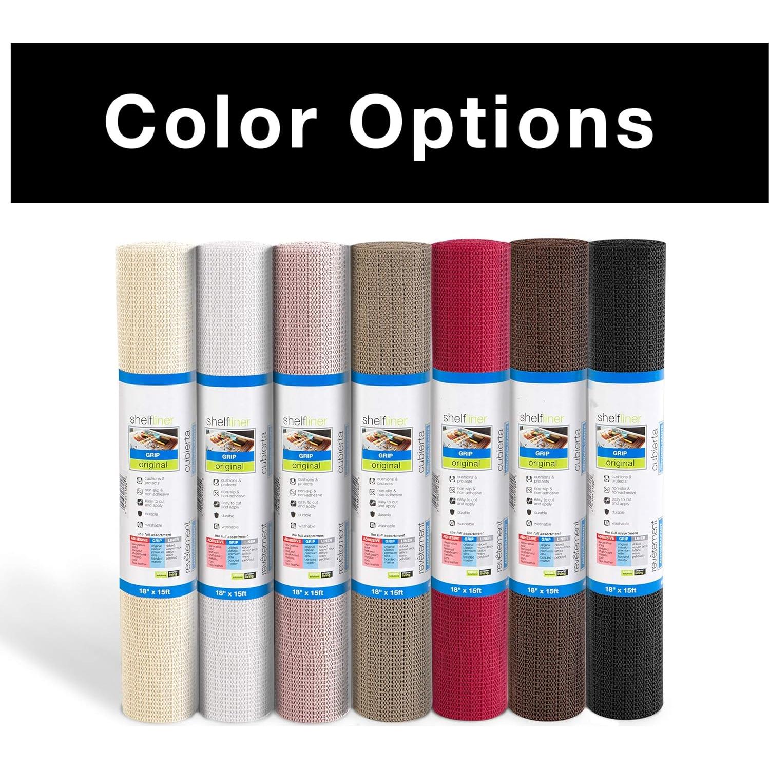 Forro de Estante Smart Design 30 cm x 4.57 m Taupe Antideslizante