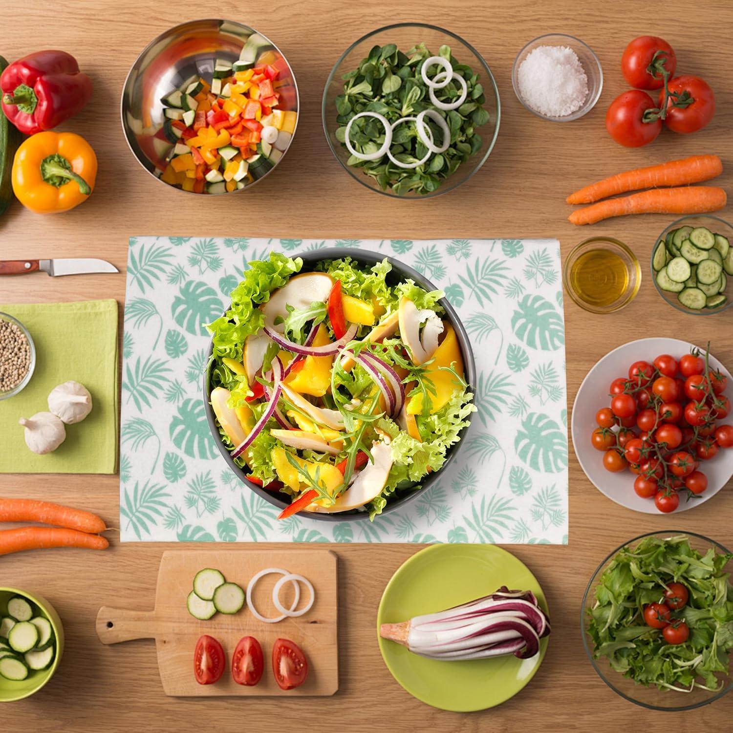 Paquete de 5 forros antideslizantes Ouvlaiz para refrigerador 30x60 cm