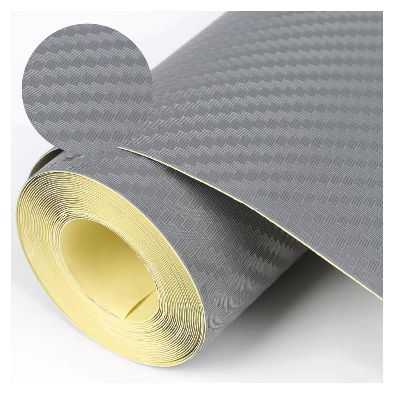 Forro de Estante Autoadhesivo ChiKiner Plata 30x300 cm Impermeable