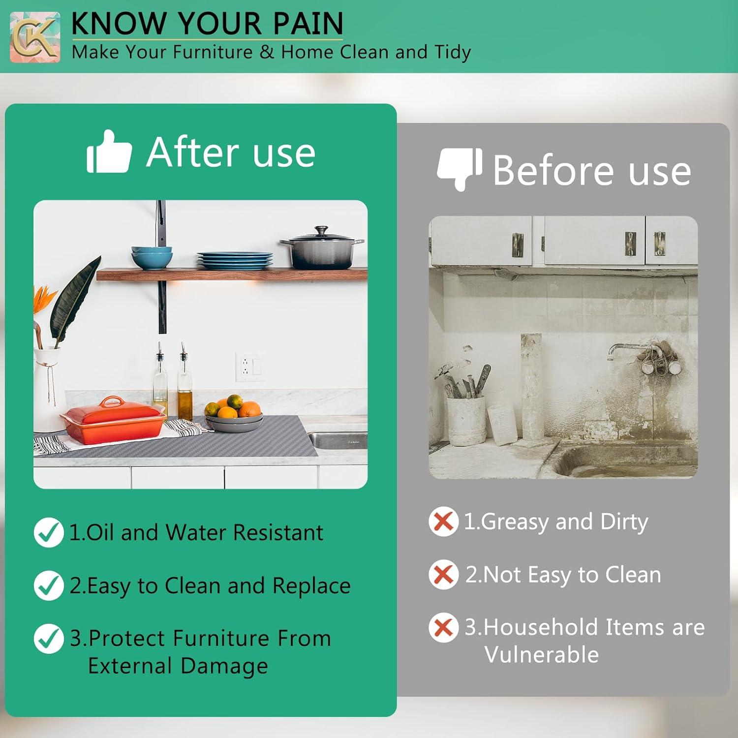 Forro de Estante Autoadhesivo ChiKiner Plata 30x300 cm Impermeable