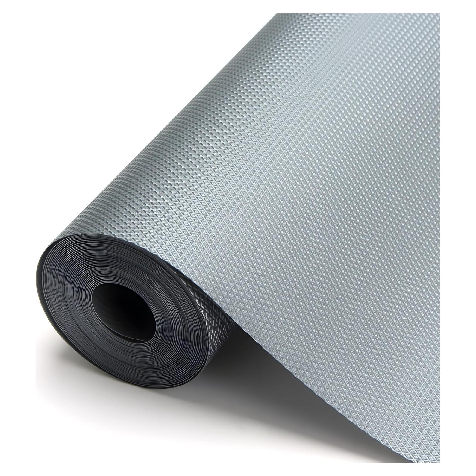 Forros de Estante Antideslizantes YACEYACE 30.48x365.76 cm Gris