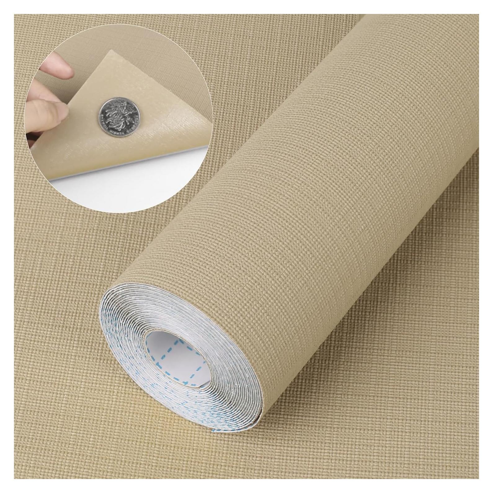 Forro de Estante Autoadhesivo HooTown Caqui 30x300 cm Impermeable