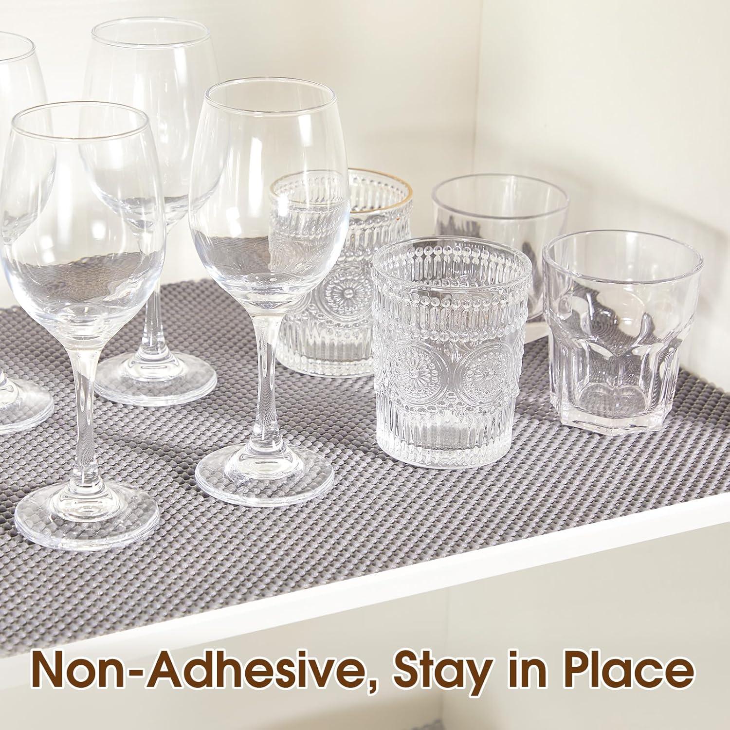 Forro de Estante Antideslizante ALIUNI Gris 30.48x304.8 cm