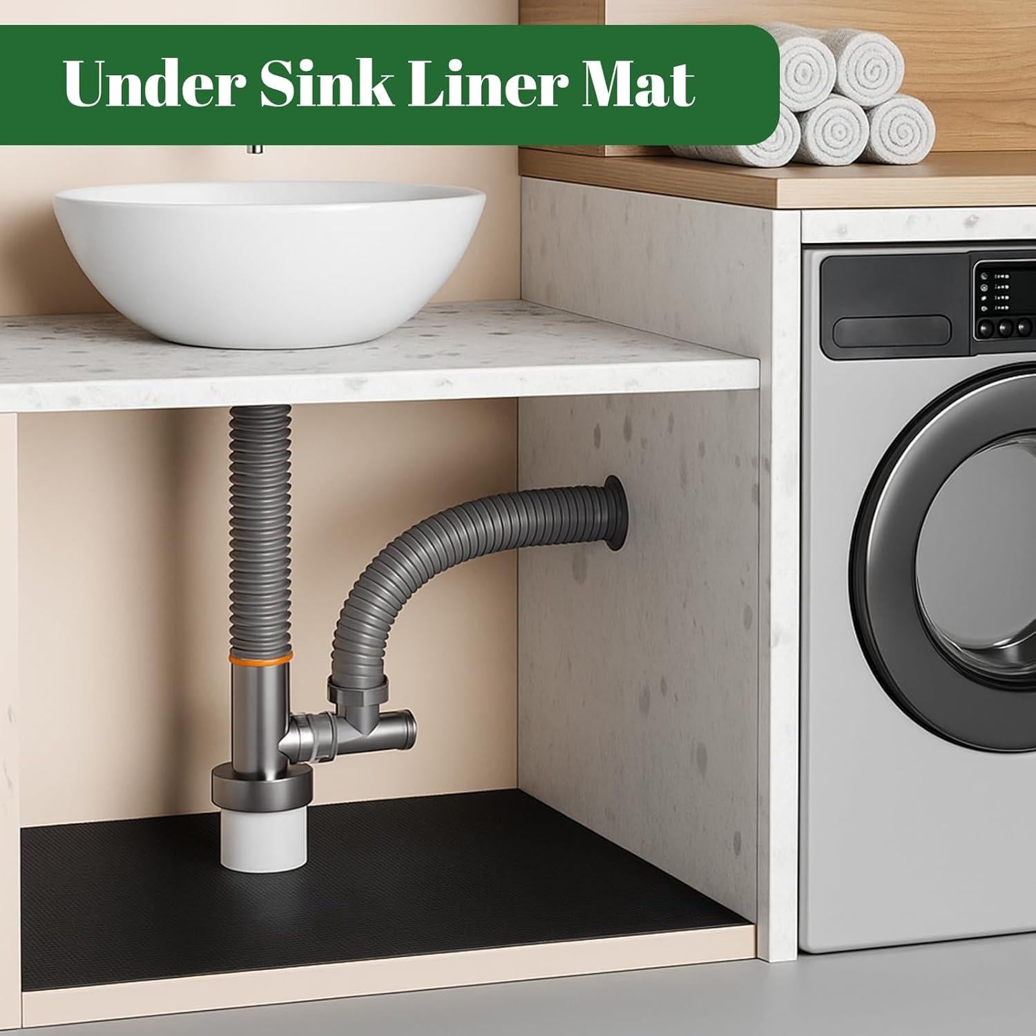 Forro de Estante Antideslizante Hoplaep 91.5 cm x 3.05 m Negro