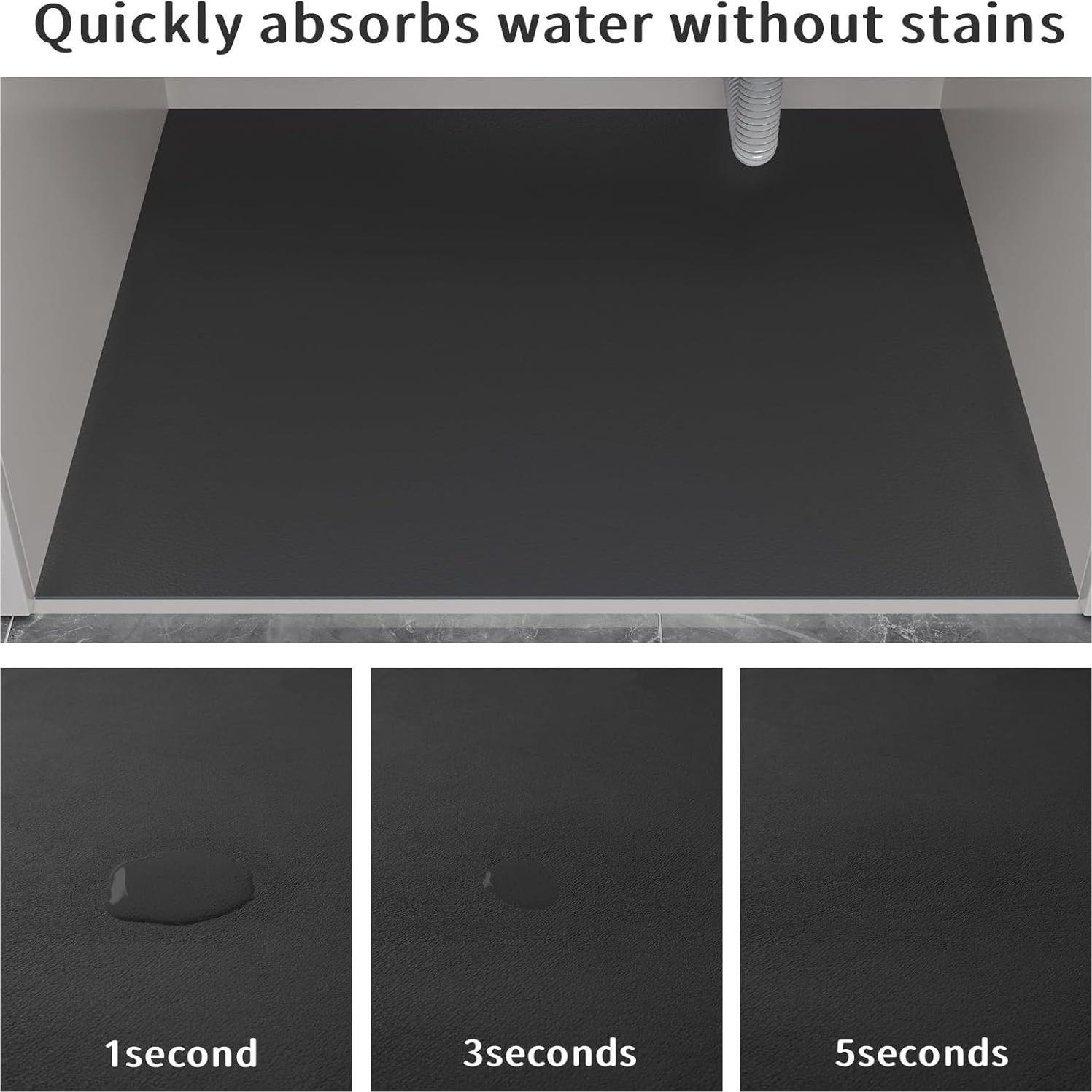 Alfombrilla Antideslizante BANEBOR 79x51 cm Gris Absorbente