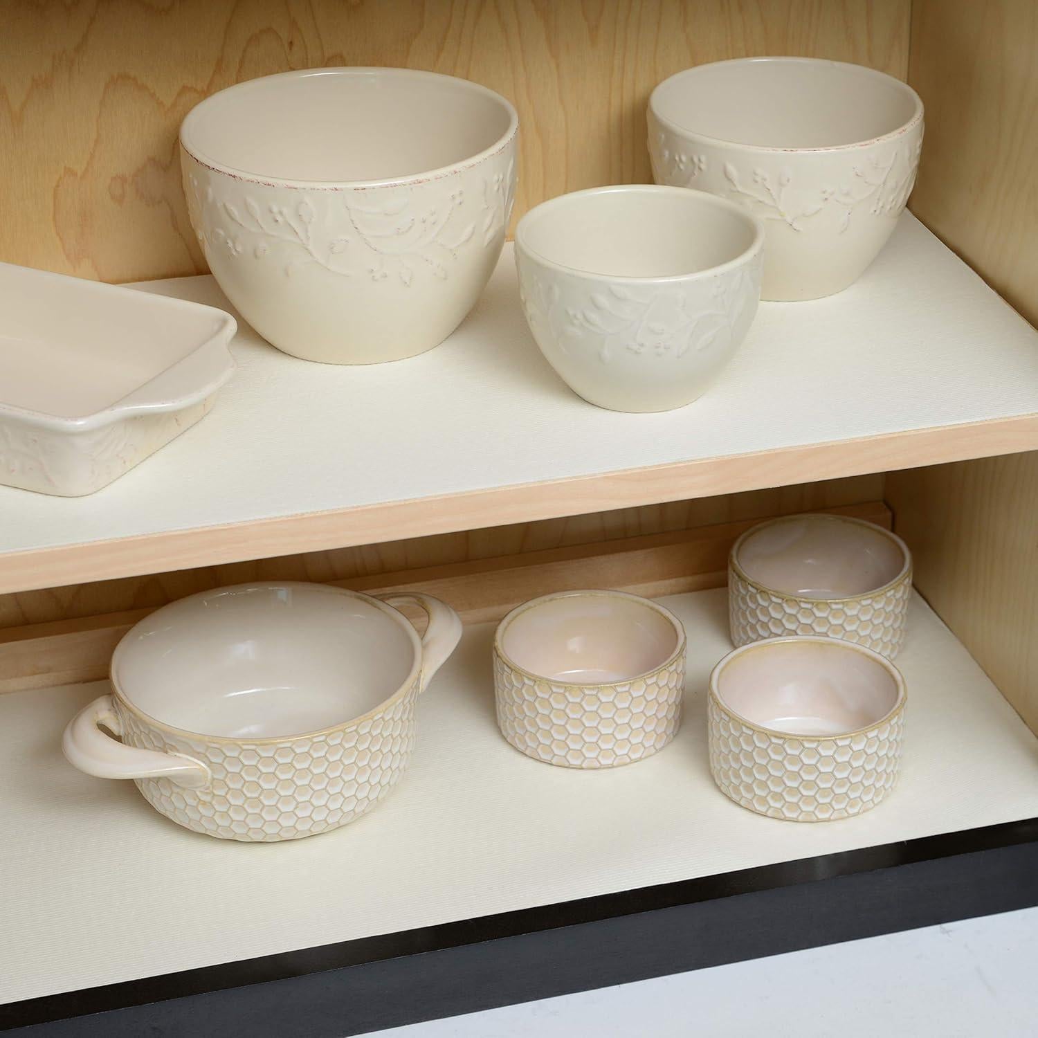 Forro de Estante Con-Tact Grip Premium 45.72 cm x 1.22 m Marfil