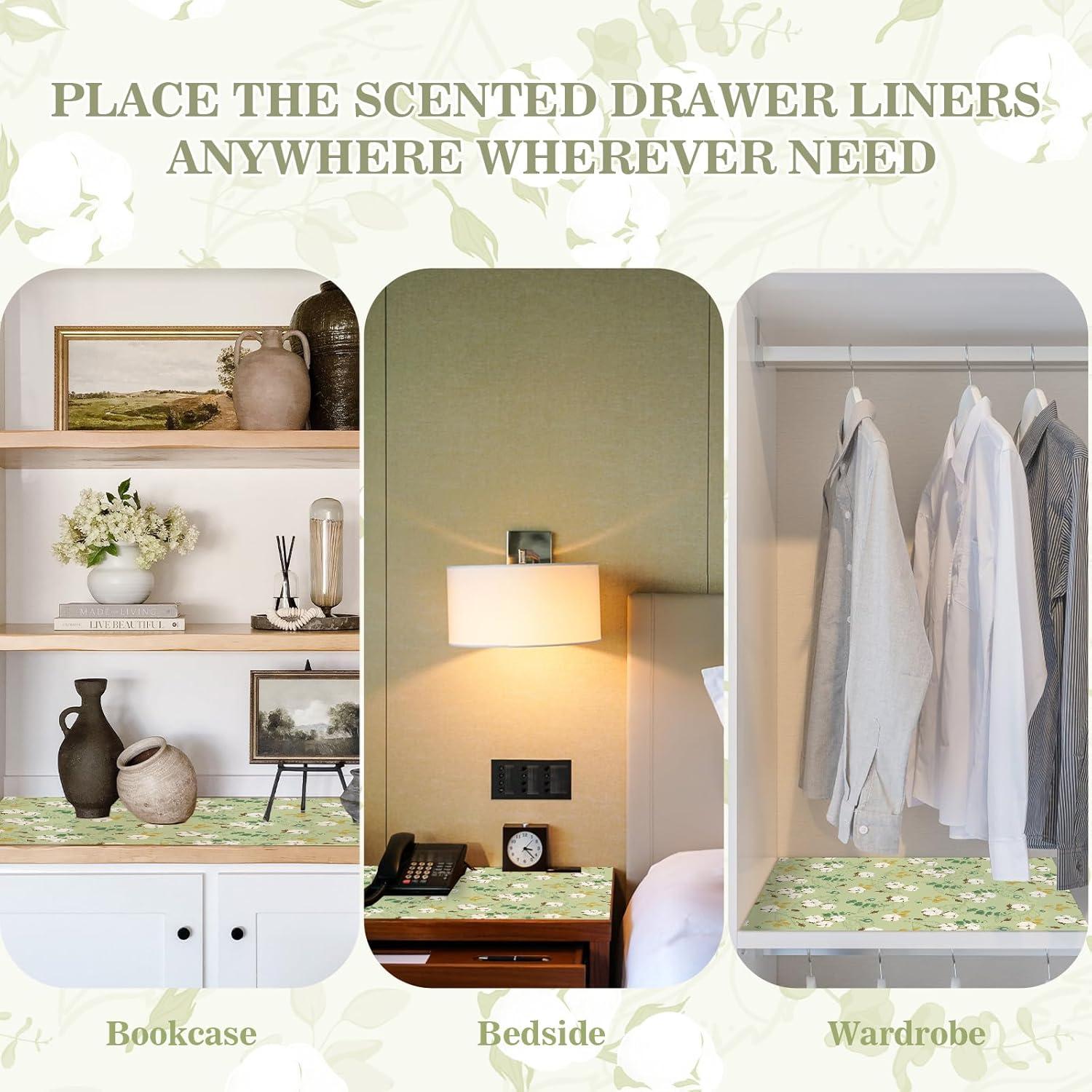 Forros de Cajón Aromatizados SCENTORINI Algodón Limpio - 6 Hojas