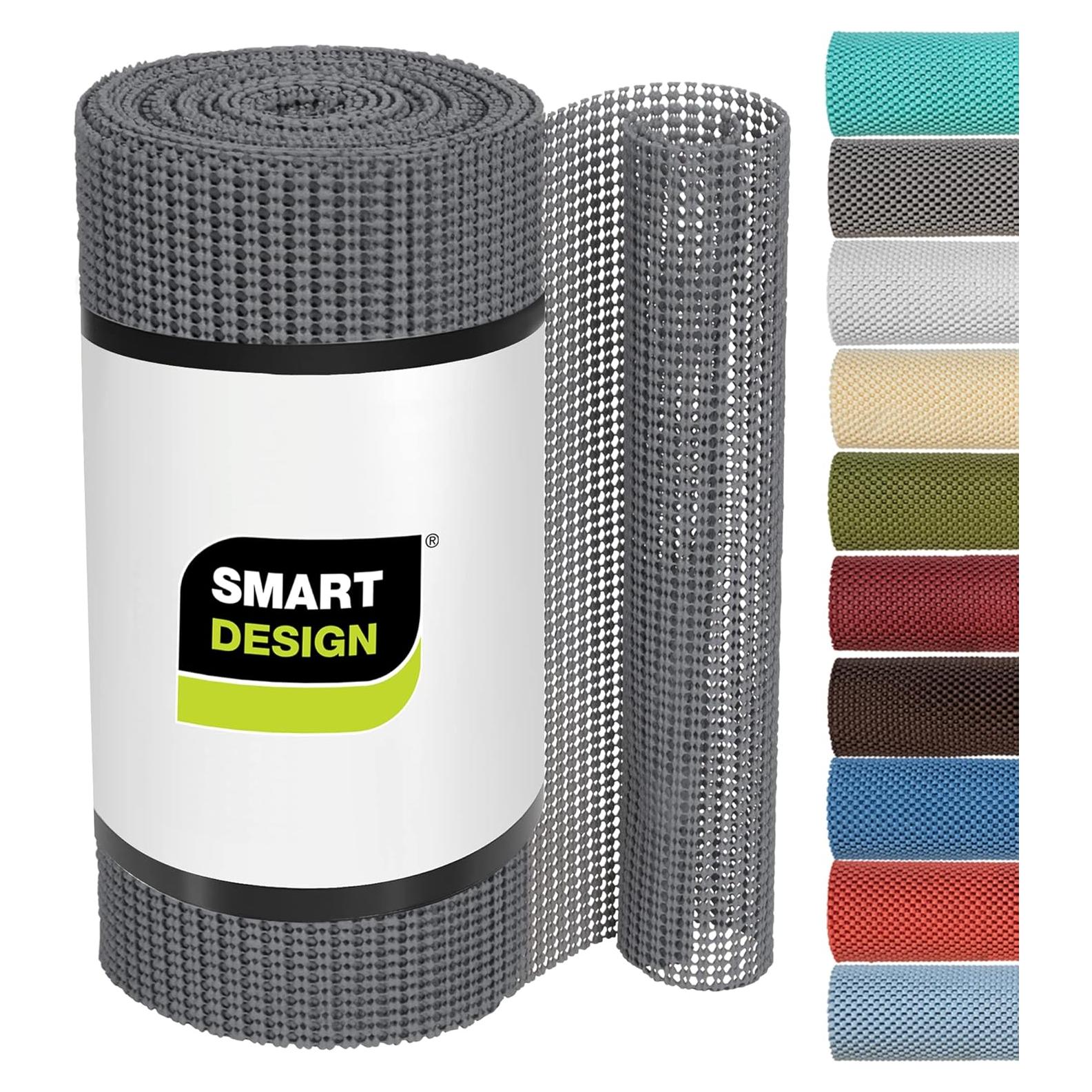 Forro de Estante Antideslizante Diseño Inteligente 30.48x304.8cm Gris