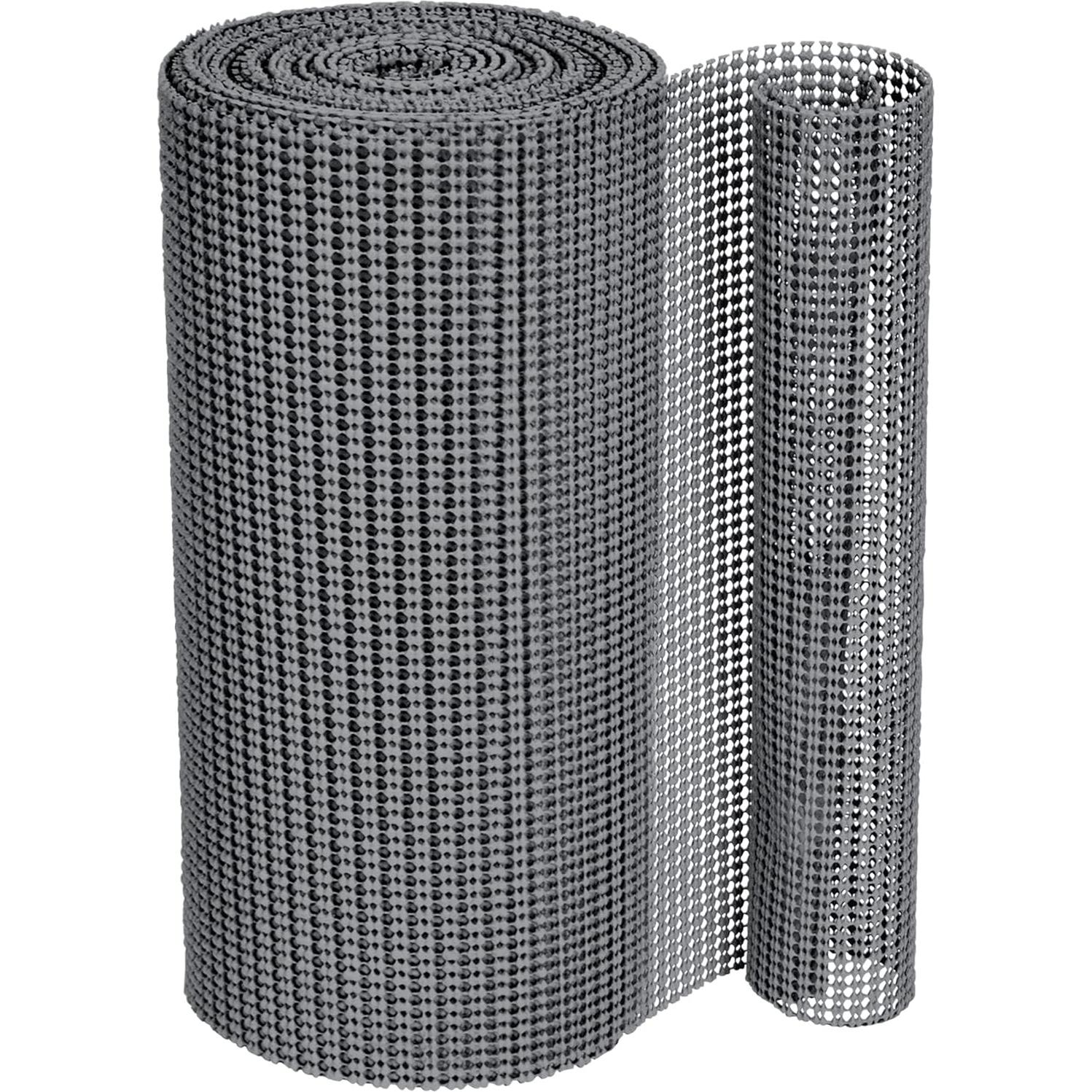 Forro de Estante Antideslizante Diseño Inteligente 30.48x304.8cm Gris