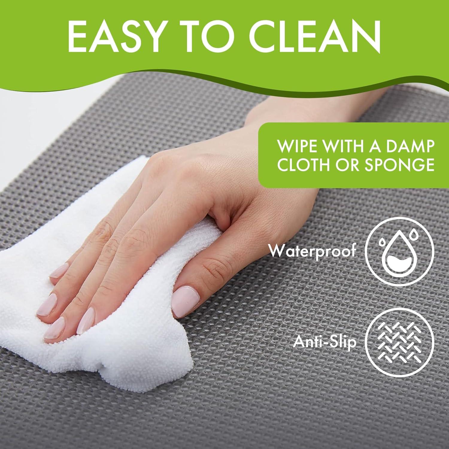 Alfombrilla Antideslizante ZHUSSZHU 30cm x 6m PVC Gris