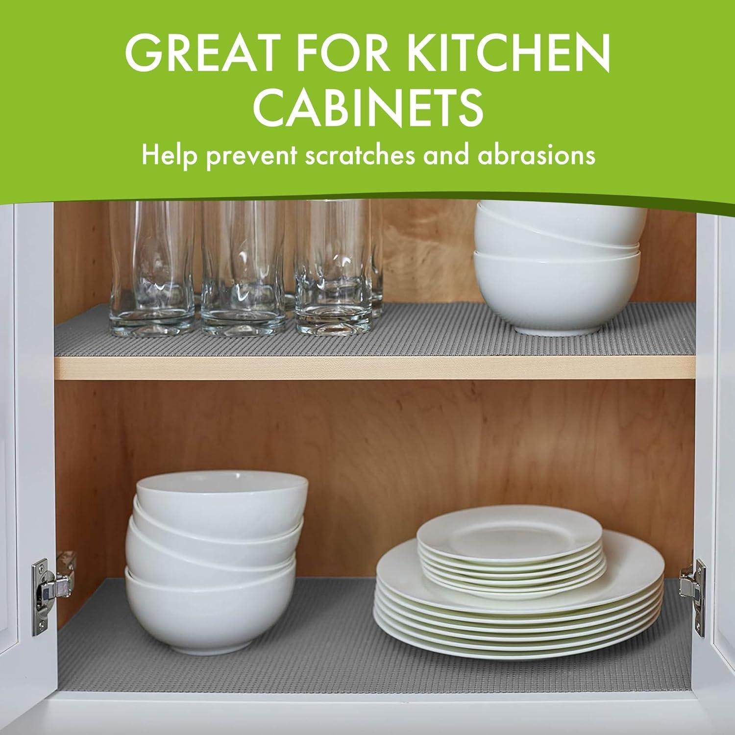 Alfombrilla Antideslizante ZHUSSZHU 30cm x 6m PVC Gris