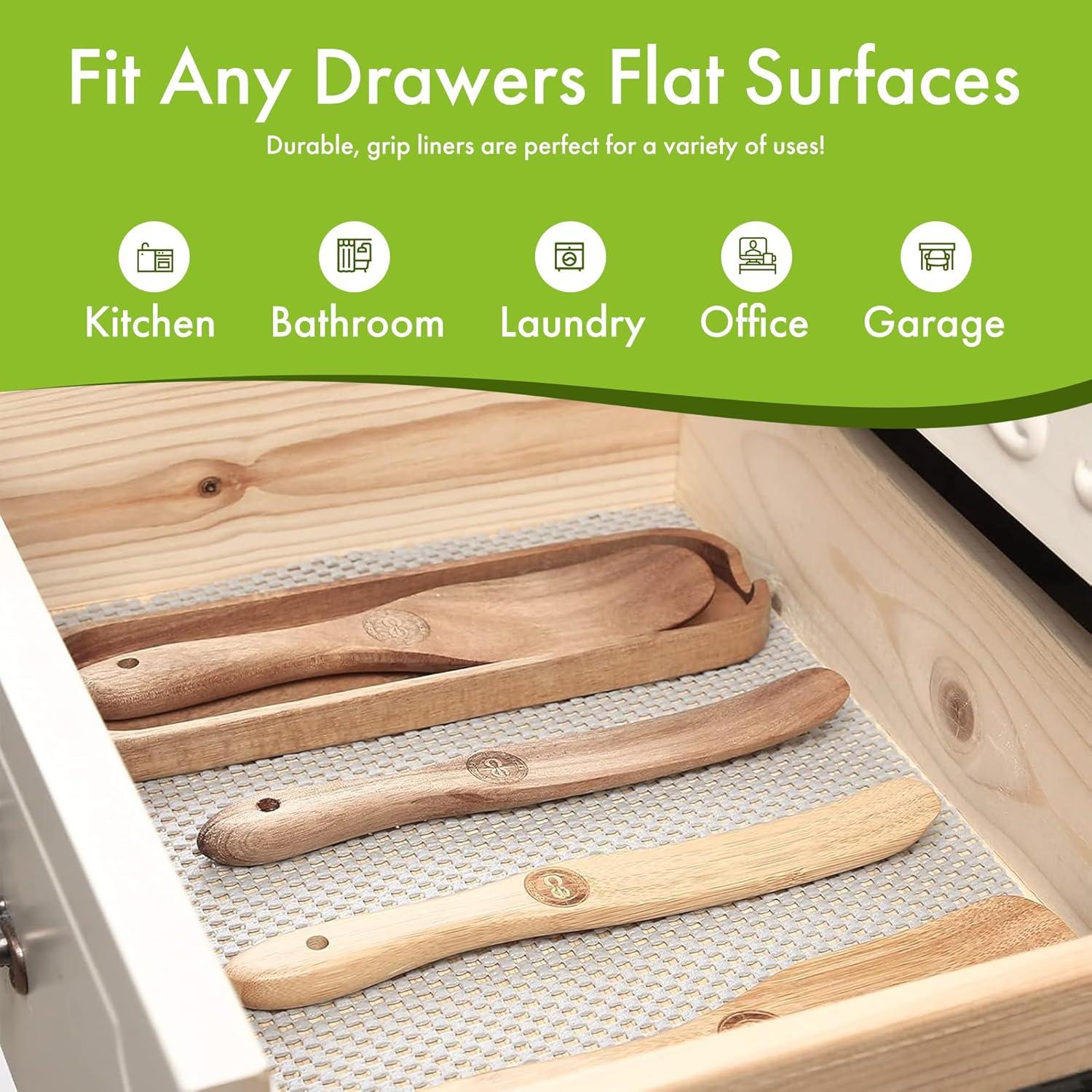 Alfombrilla Antideslizante ZHUSSZHU 30cm x 6m PVC Gris