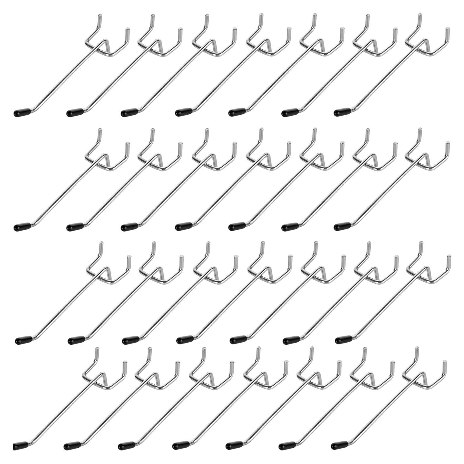 Ganchos para Tablero de Clavos SENENQU 10 cm 100 Piezas Metal