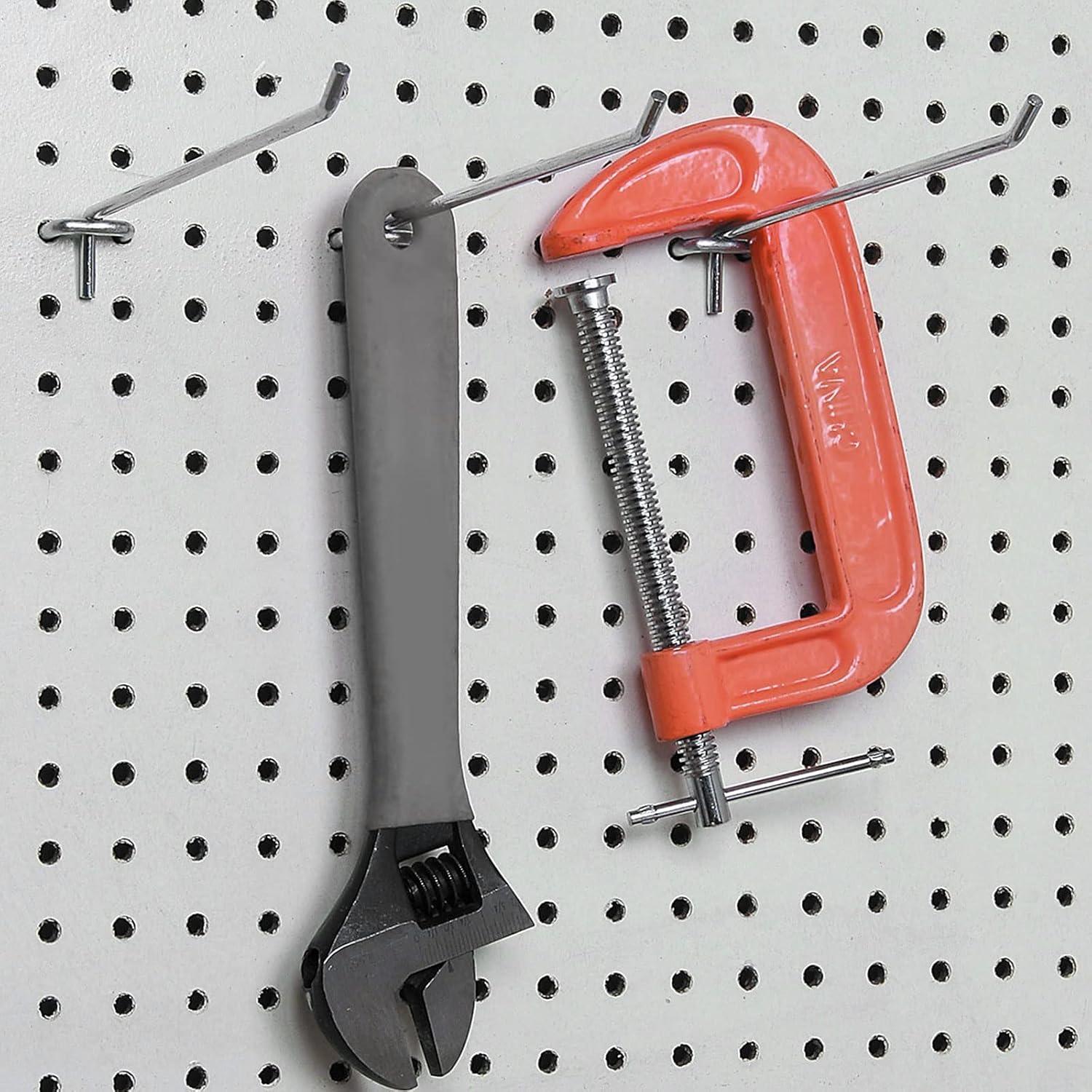 Ganchos para Tablero de Clavos SENENQU 10 cm 100 Piezas Metal